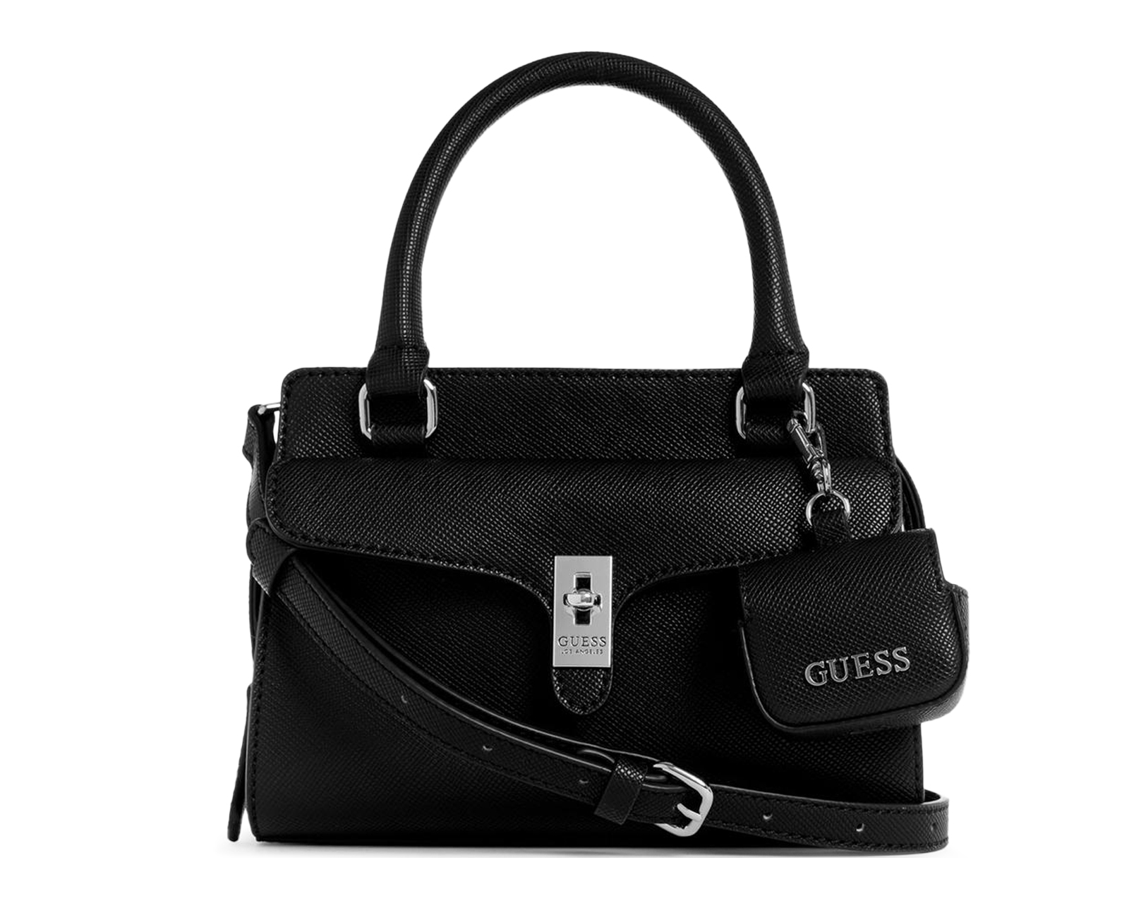 Foto 2 pulgar | Foto 1 | Bolsa de Mano Guess Ferrara con Monedero