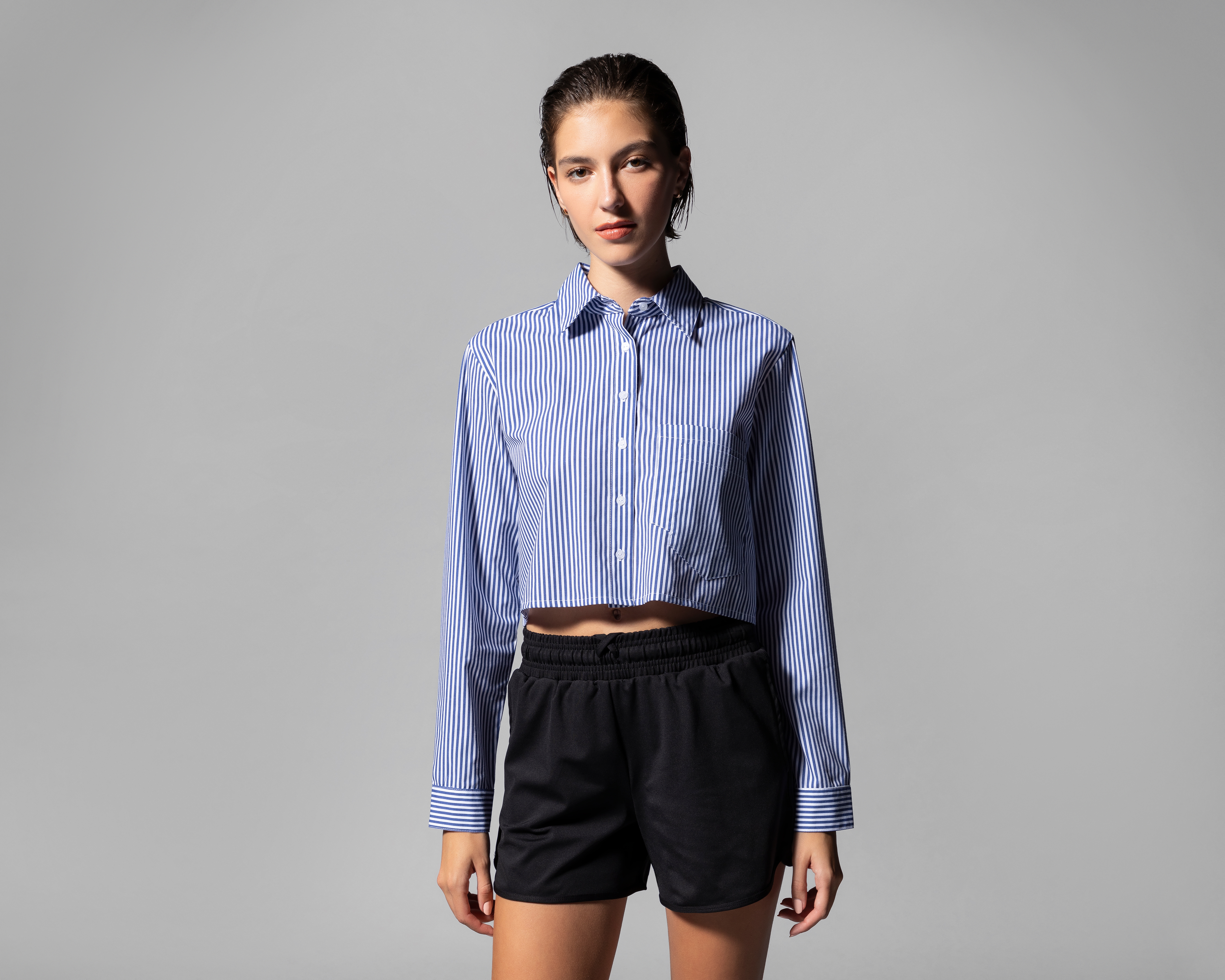 Foto 3 pulgar | Foto 2 | Blusa Thinner a Rayas para Mujer