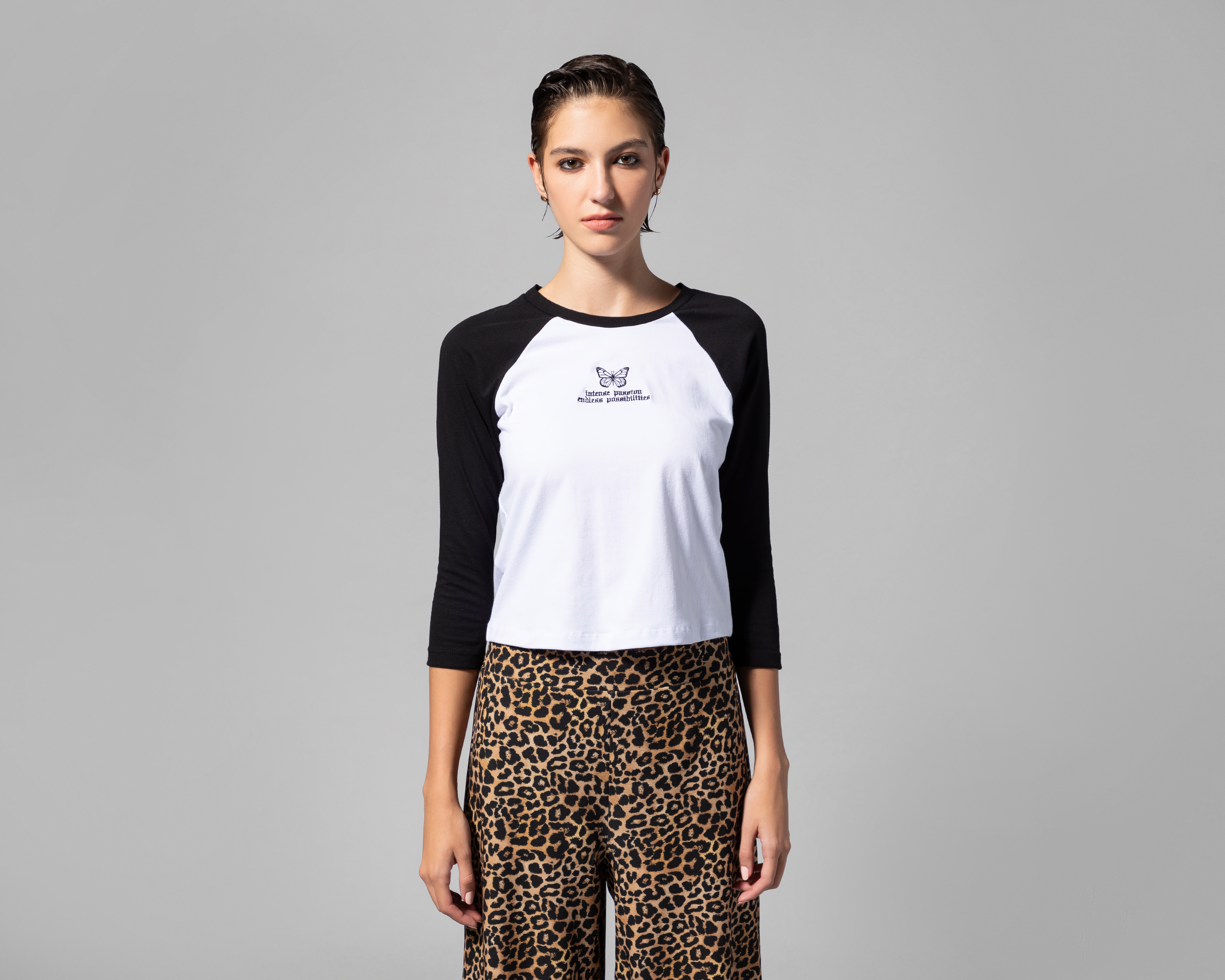 Foto 2 | Foto 2 | Playera Thinner Manga 3/4 para Mujer