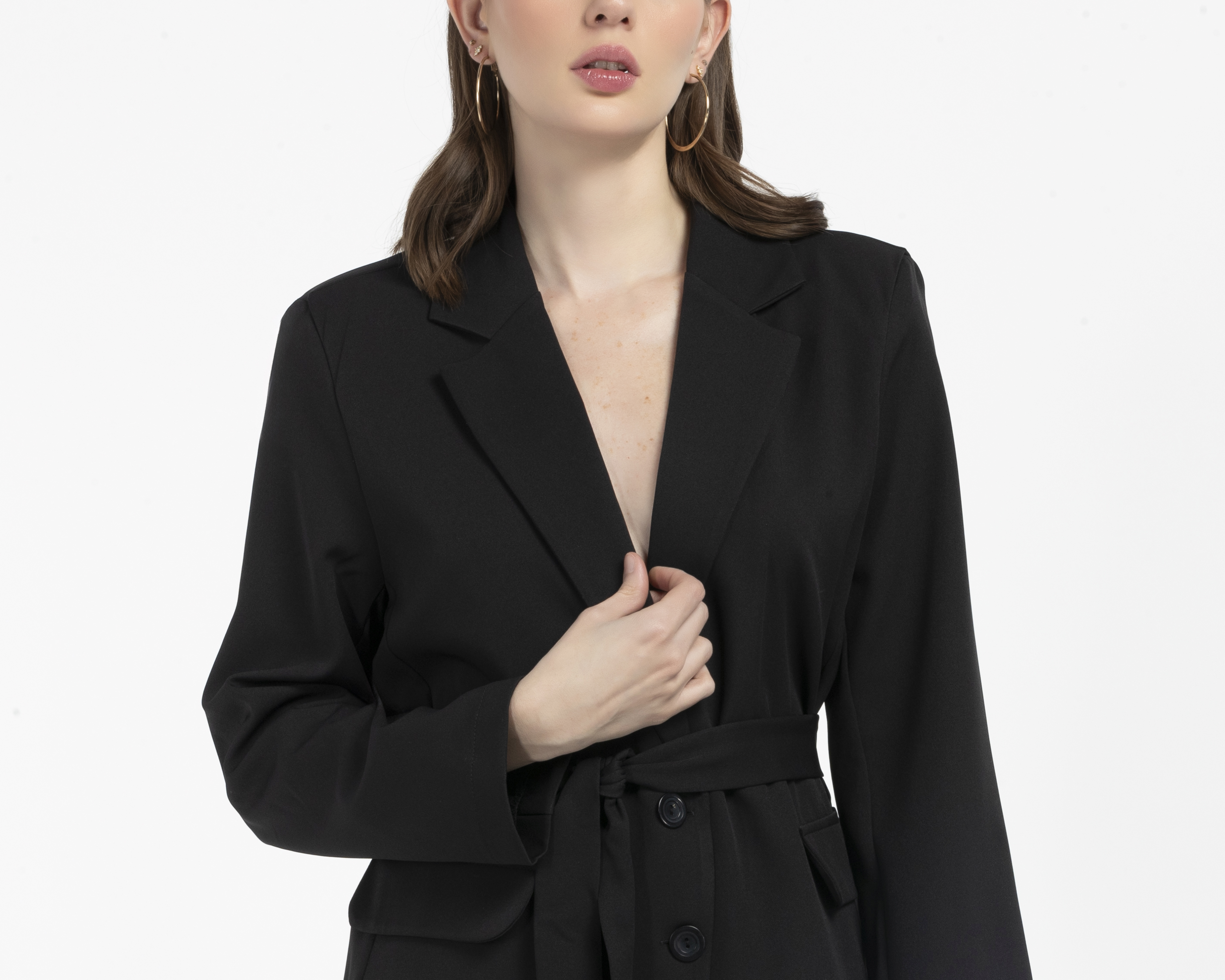 Foto 5 pulgar | Foto 4 | Blazer Negro Sahara para Mujer