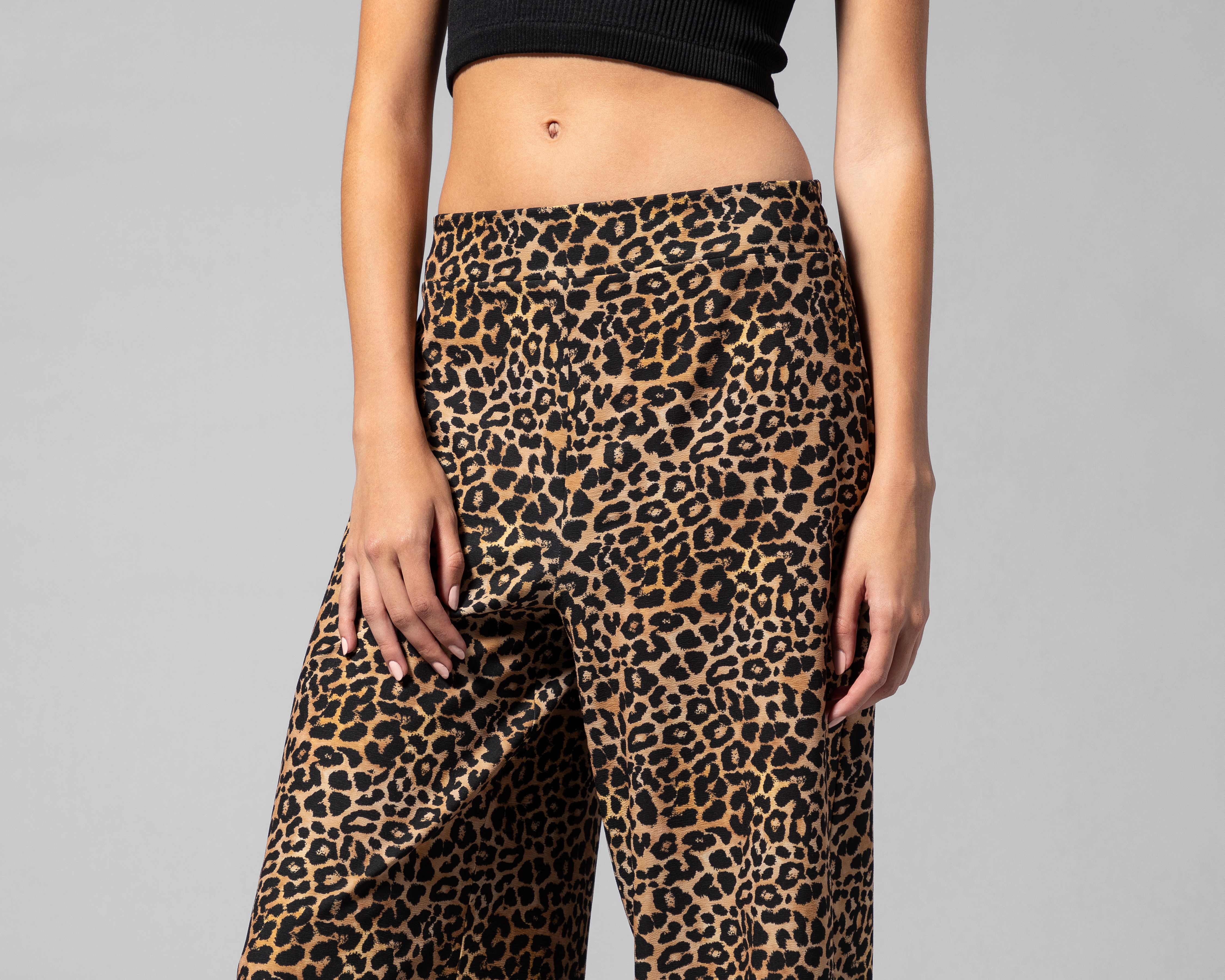 Foto 5 pulgar | Foto 4 | Pantalón Ancho Thinner Animal Print para Mujer