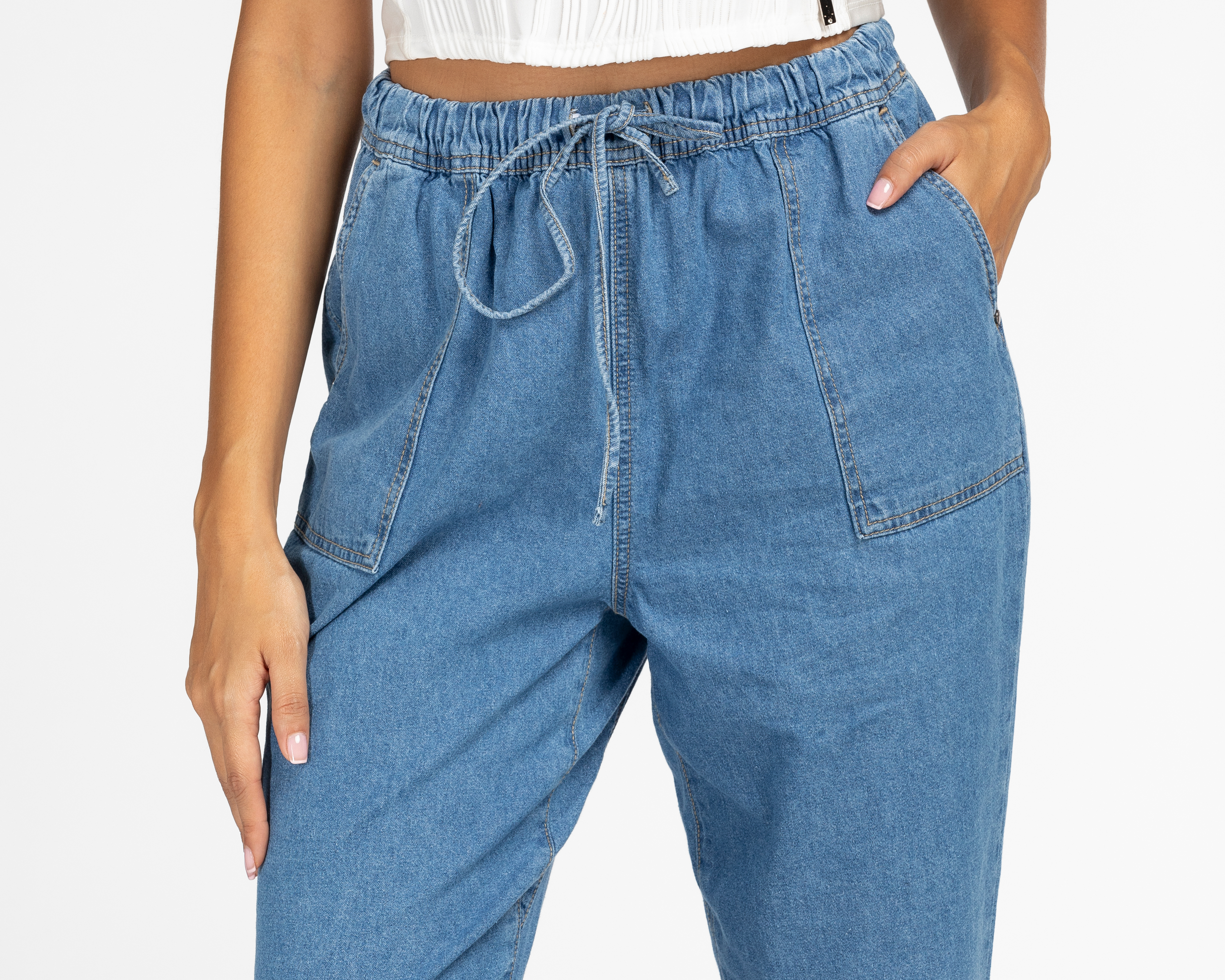 Foto 5 pulgar | Foto 4 | Jeans Mom Silver Plate para Mujer