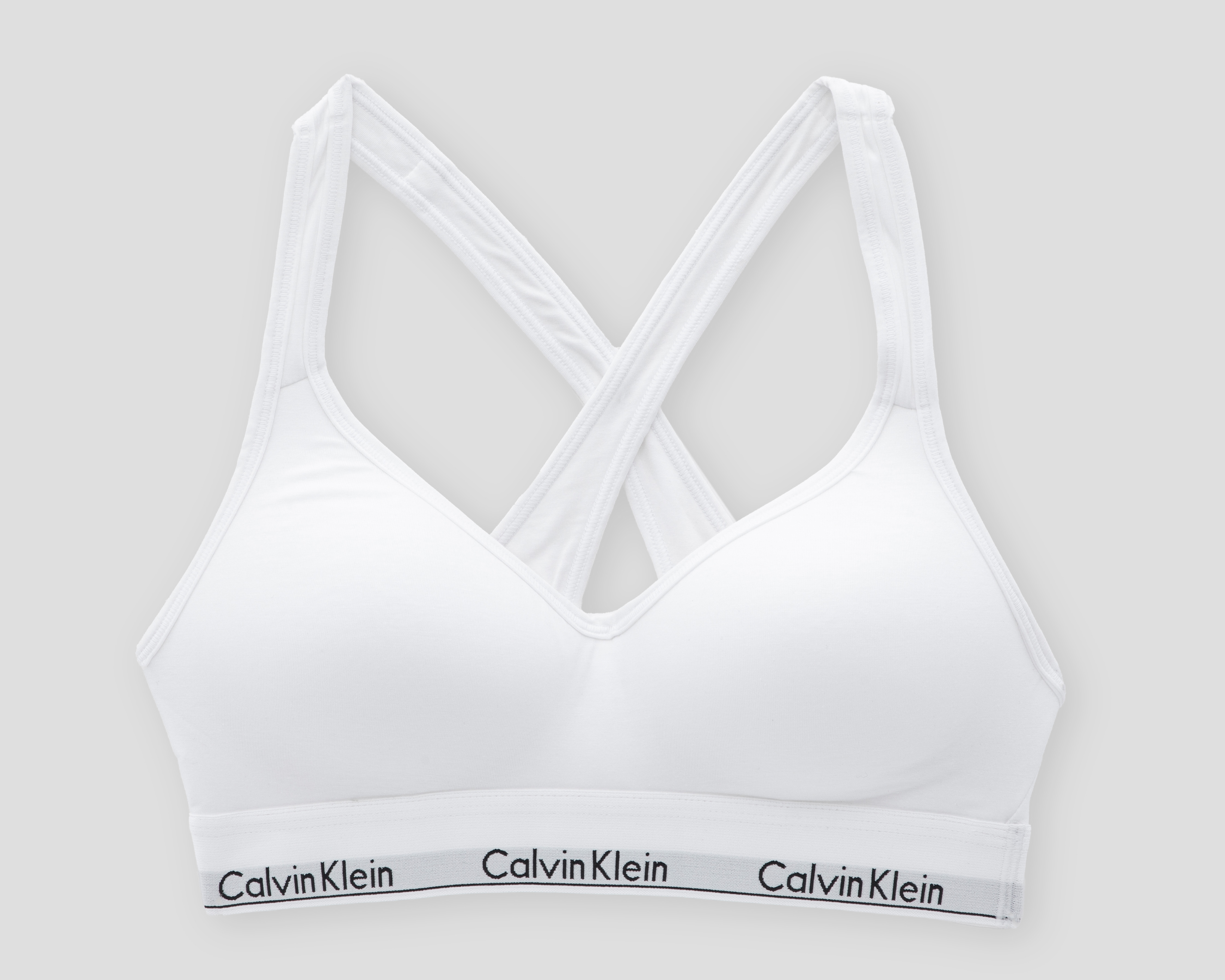 Foto 2 pulgar | Foto 1 | Top Copa Completa Blanco Calvin Klein