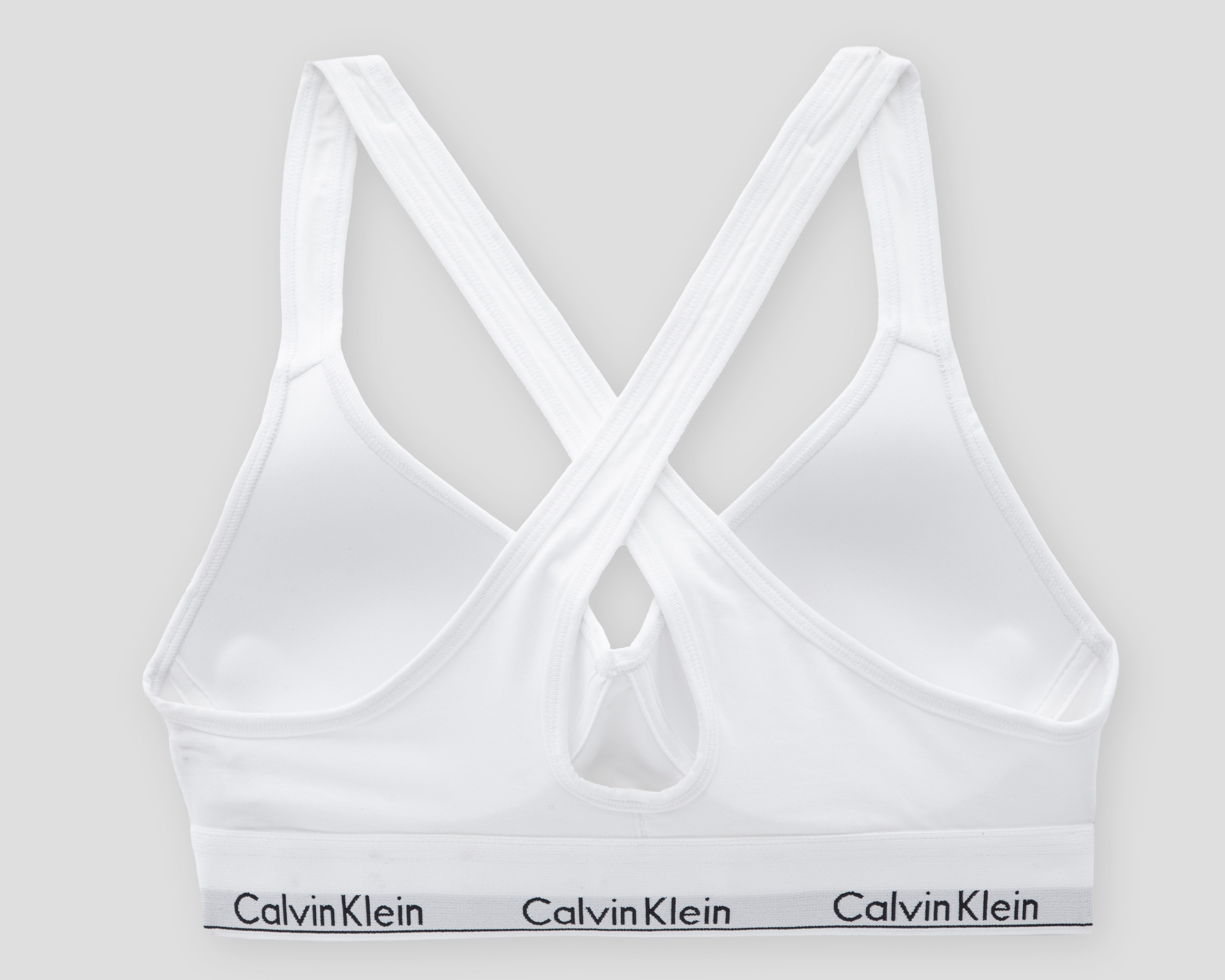 Foto 3 pulgar | Foto 2 | Top Copa Completa Blanco Calvin Klein