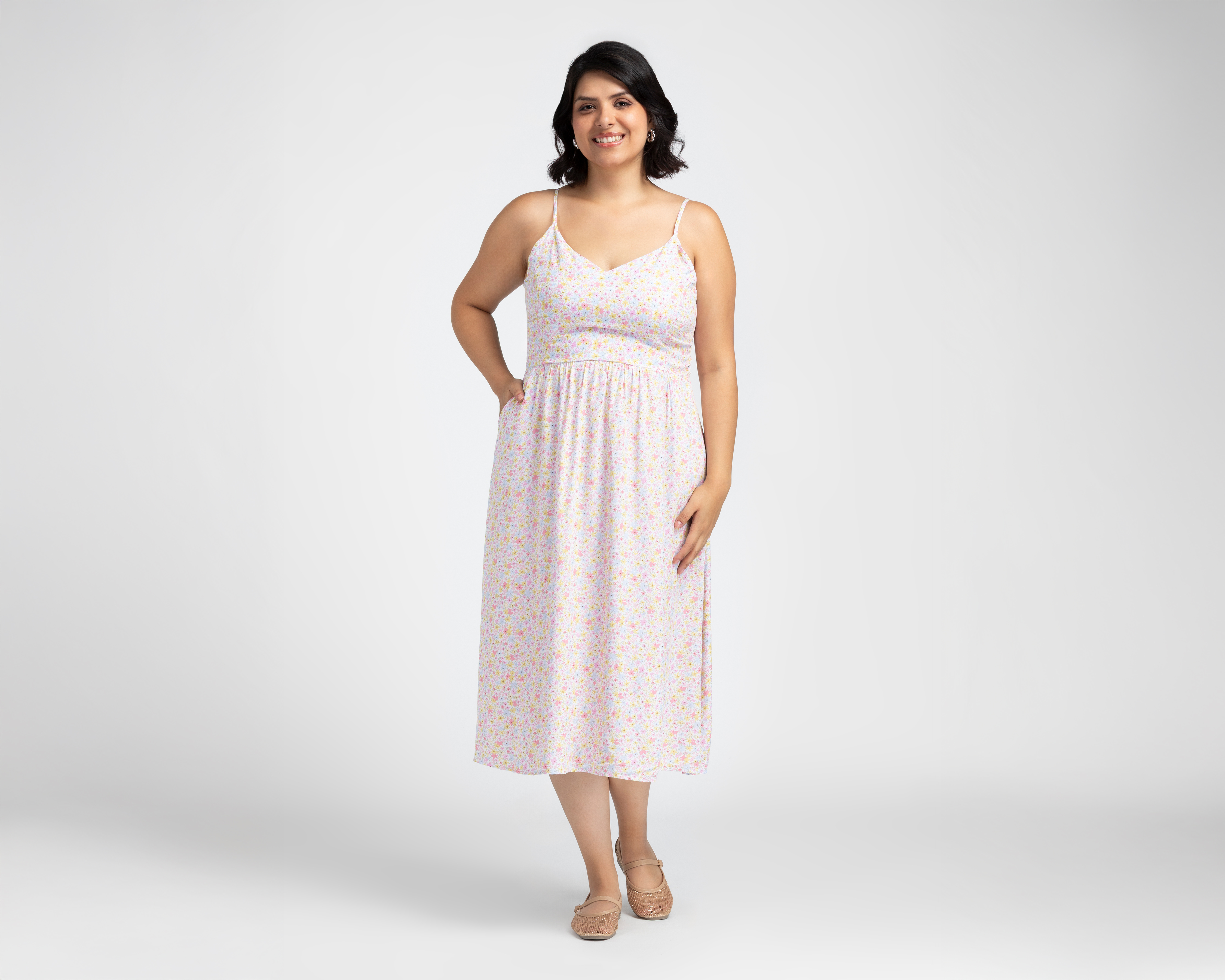 Foto 5 pulgar | Foto 4 | Vestido Casual 18 Forever Estampado Floral con Tirantes Juvenil