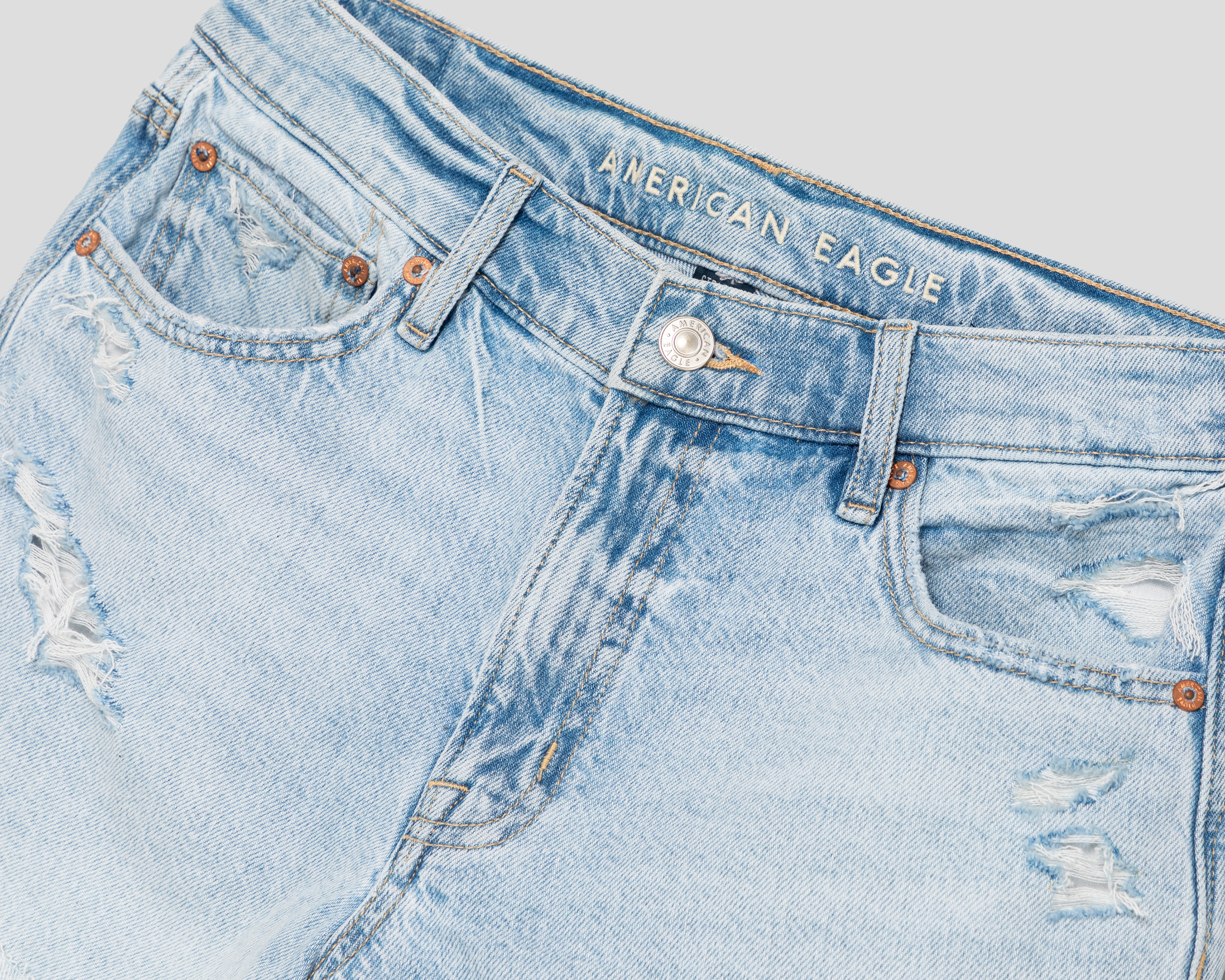 Foto 3 | Foto 3 | Short American Eagle de Mezclilla para Mujer