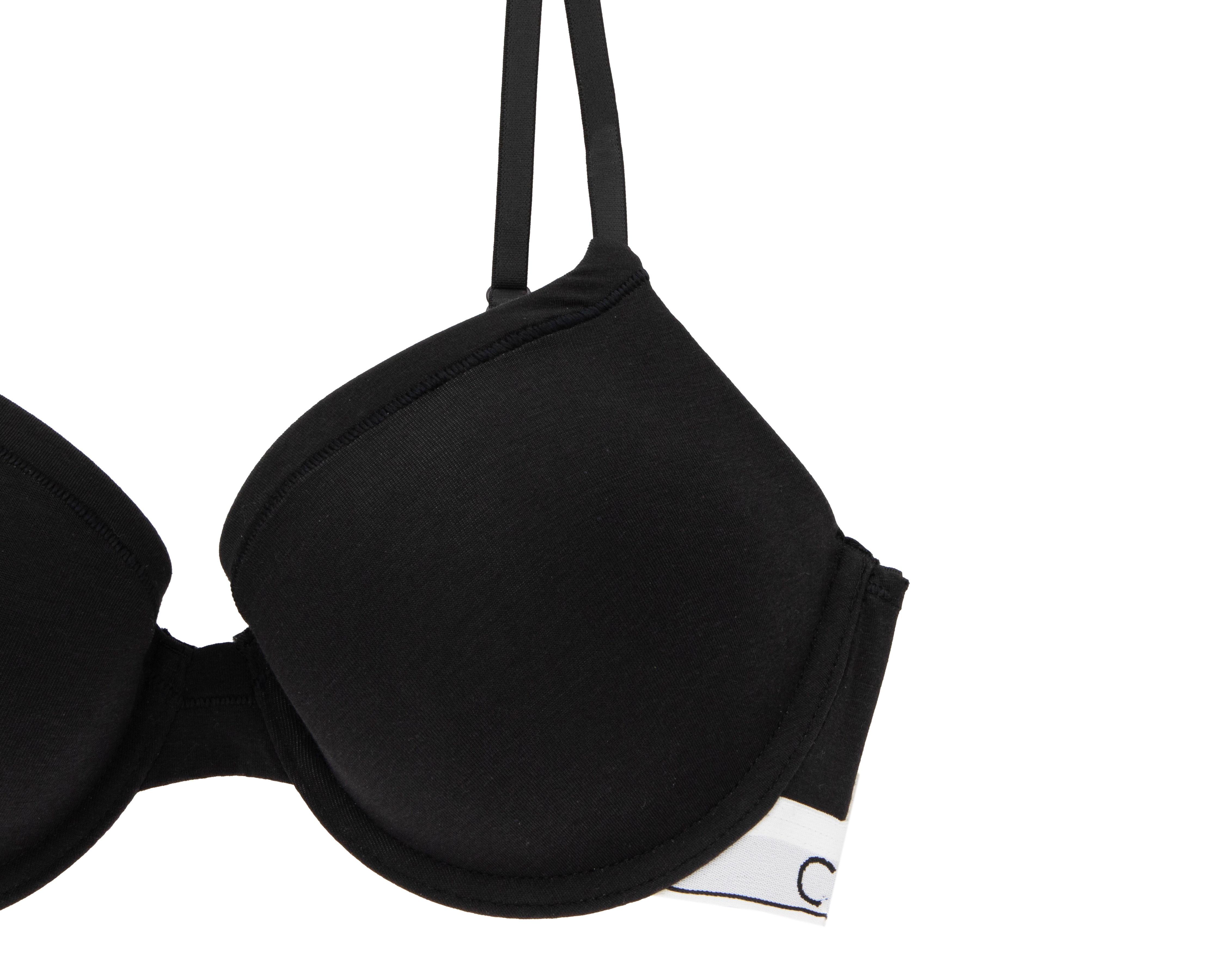 Foto 4 pulgar | Foto 3 | Brasier Copa Completa Negro Calvin Klein