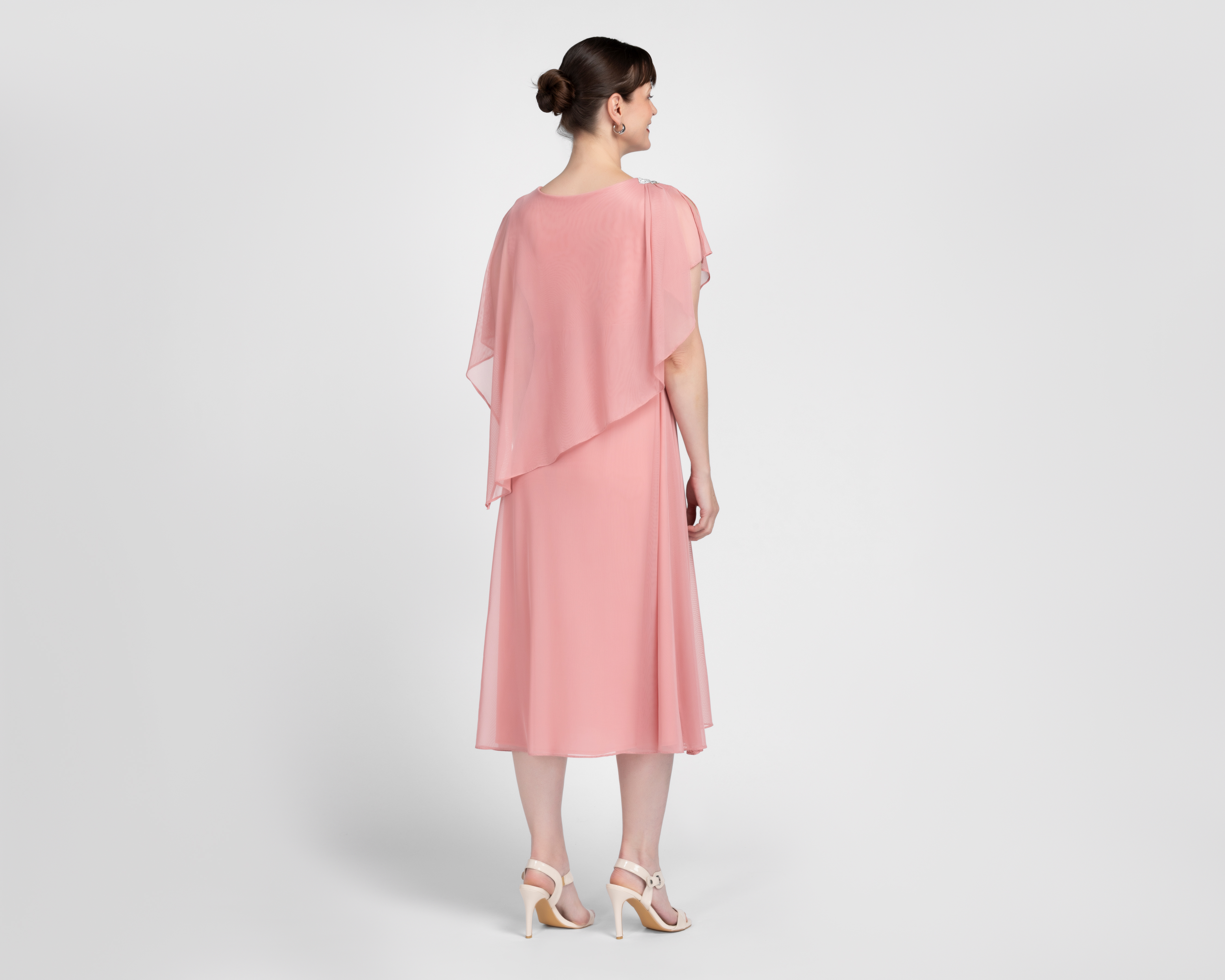 Foto 4 pulgar | Foto 3 | Vestido de Fiesta Antonina con Pedrería para Mujer