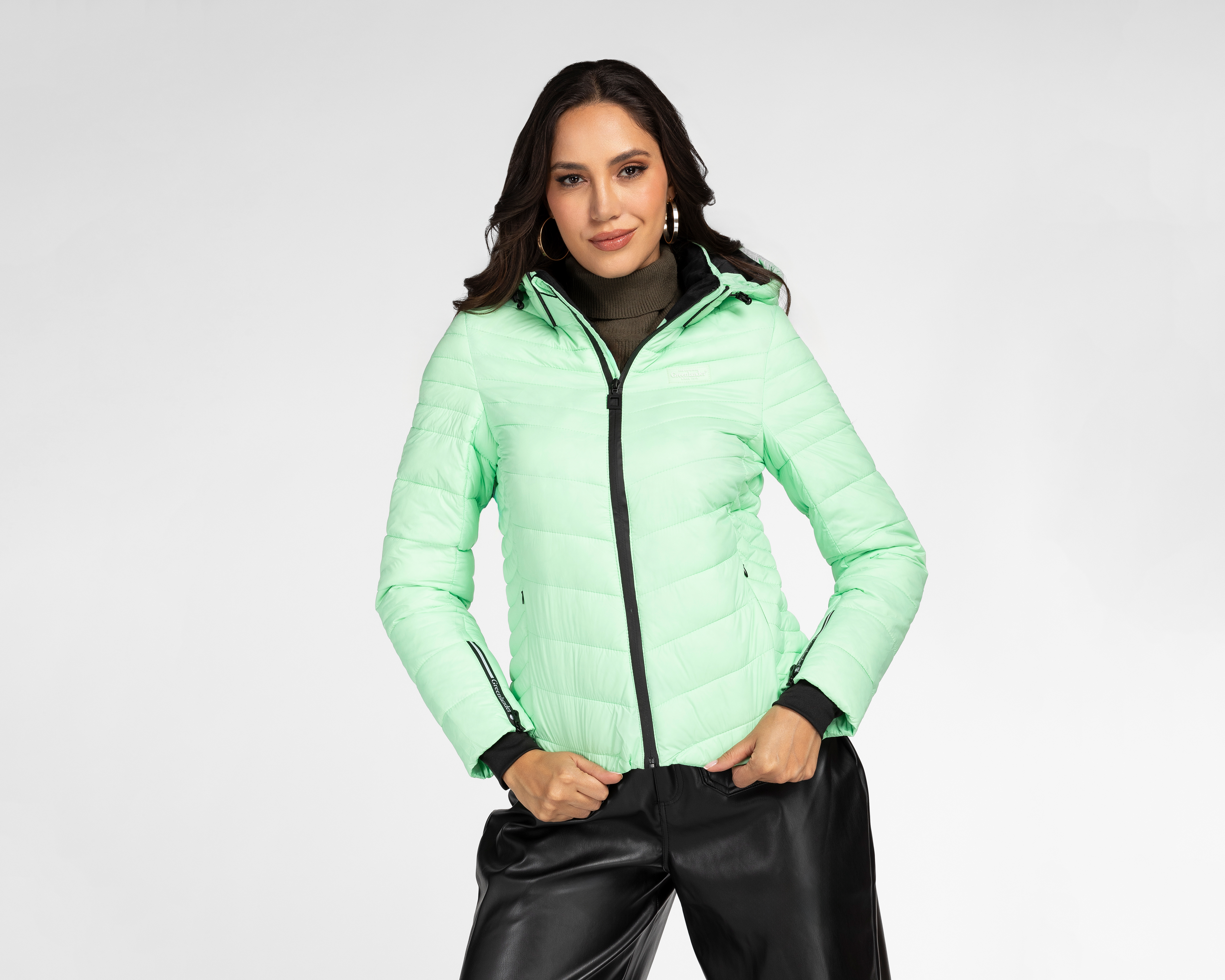 Foto 1 | Foto 1 | Chamarra Capitonada Greenlander para Mujer