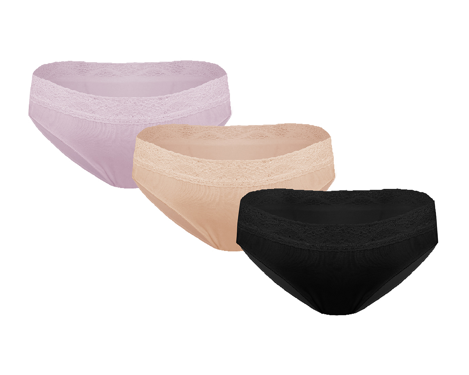 Foto 2 pulgar | Foto 1 | Bikini Hanes para Mujer 3 Piezas