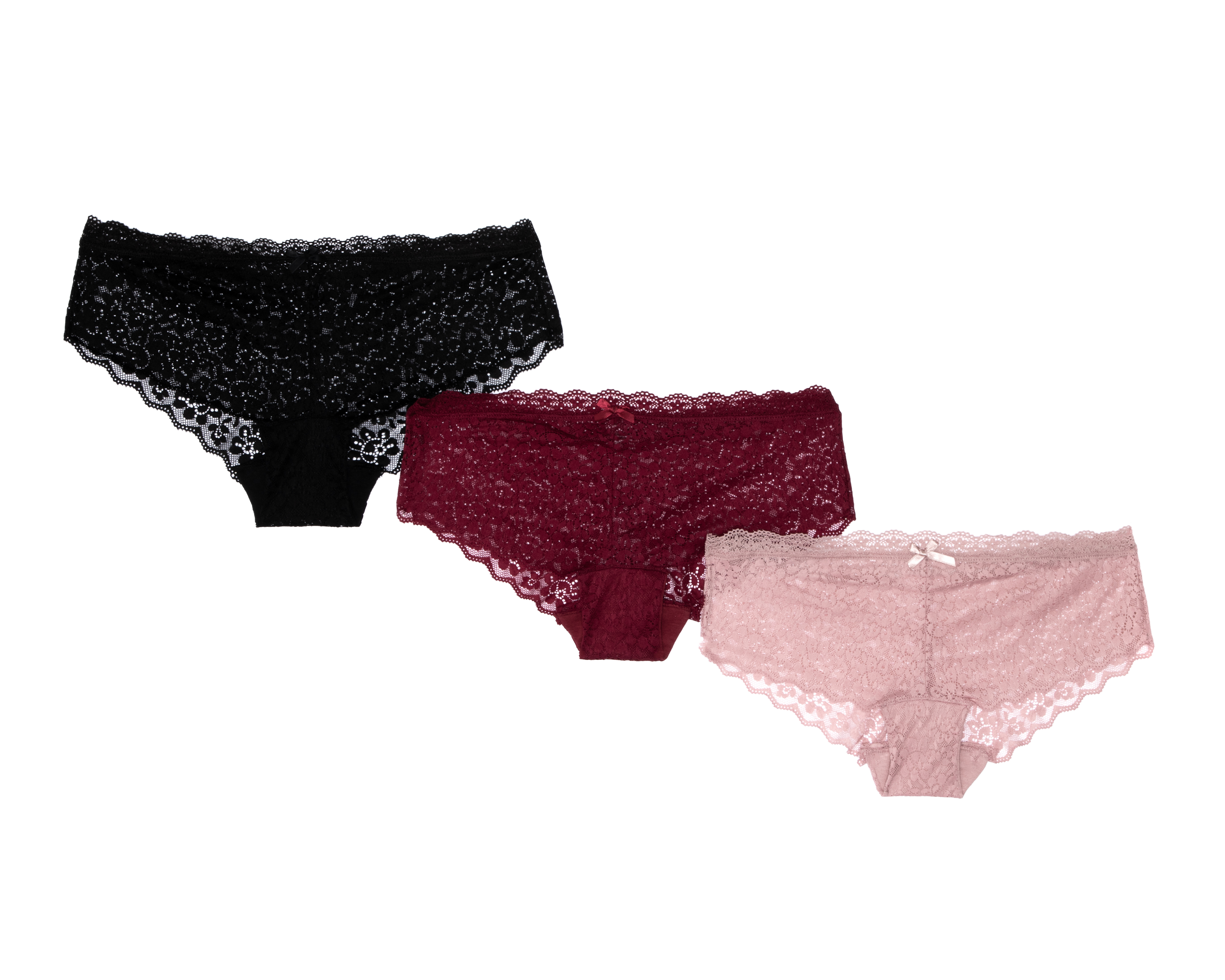 Bikini con Encaje Frescura para Mujer 3 Piezas