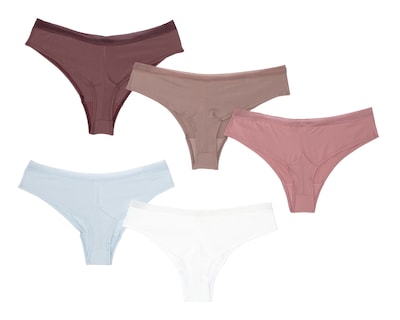 Foto 2 | Foto 2 | Tanga con Encaje Frescura para Mujer 5 Piezas
