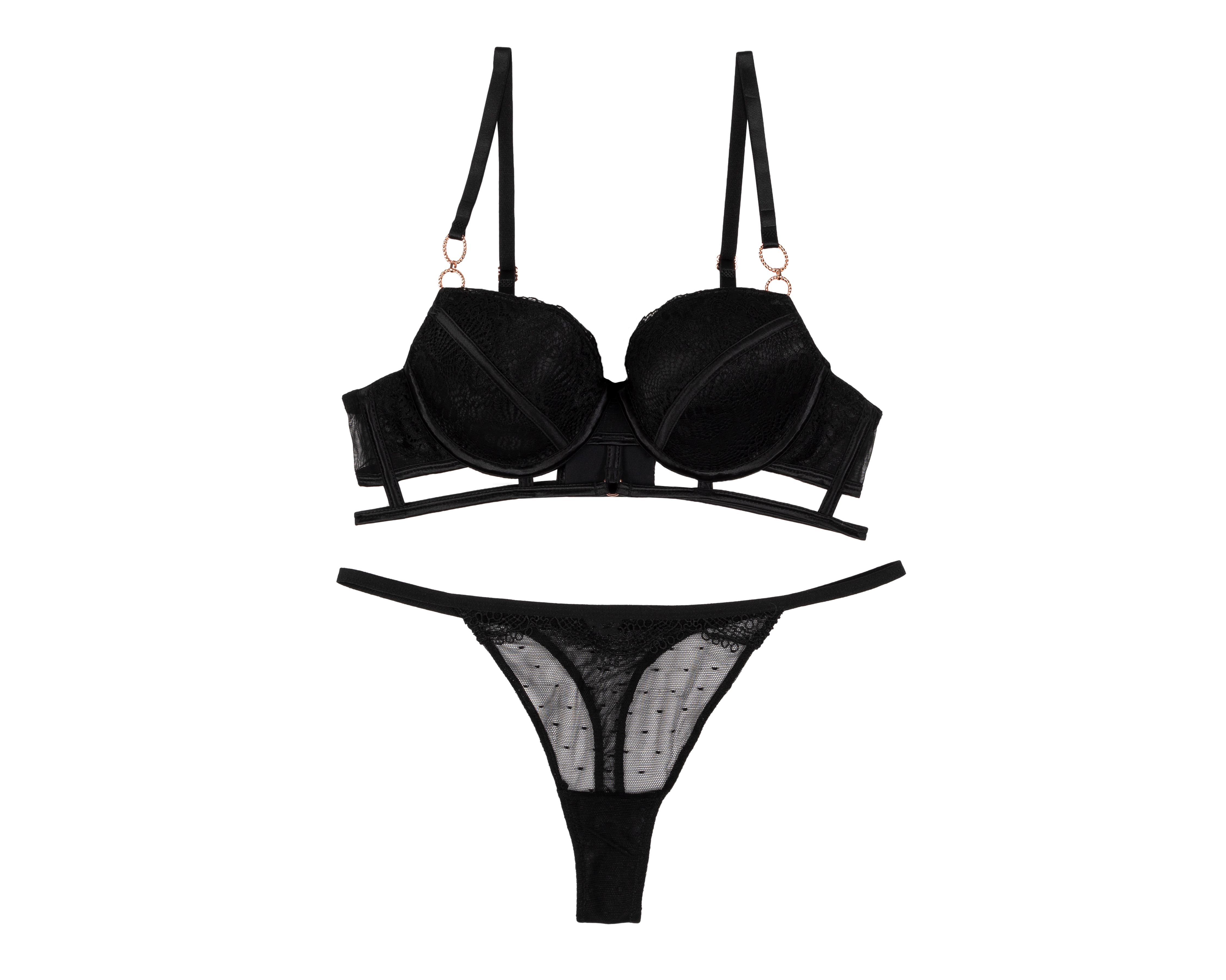 Foto 2 pulgar | Foto 1 | Coordinado con Encaje Frescura Push Up 2 Pack