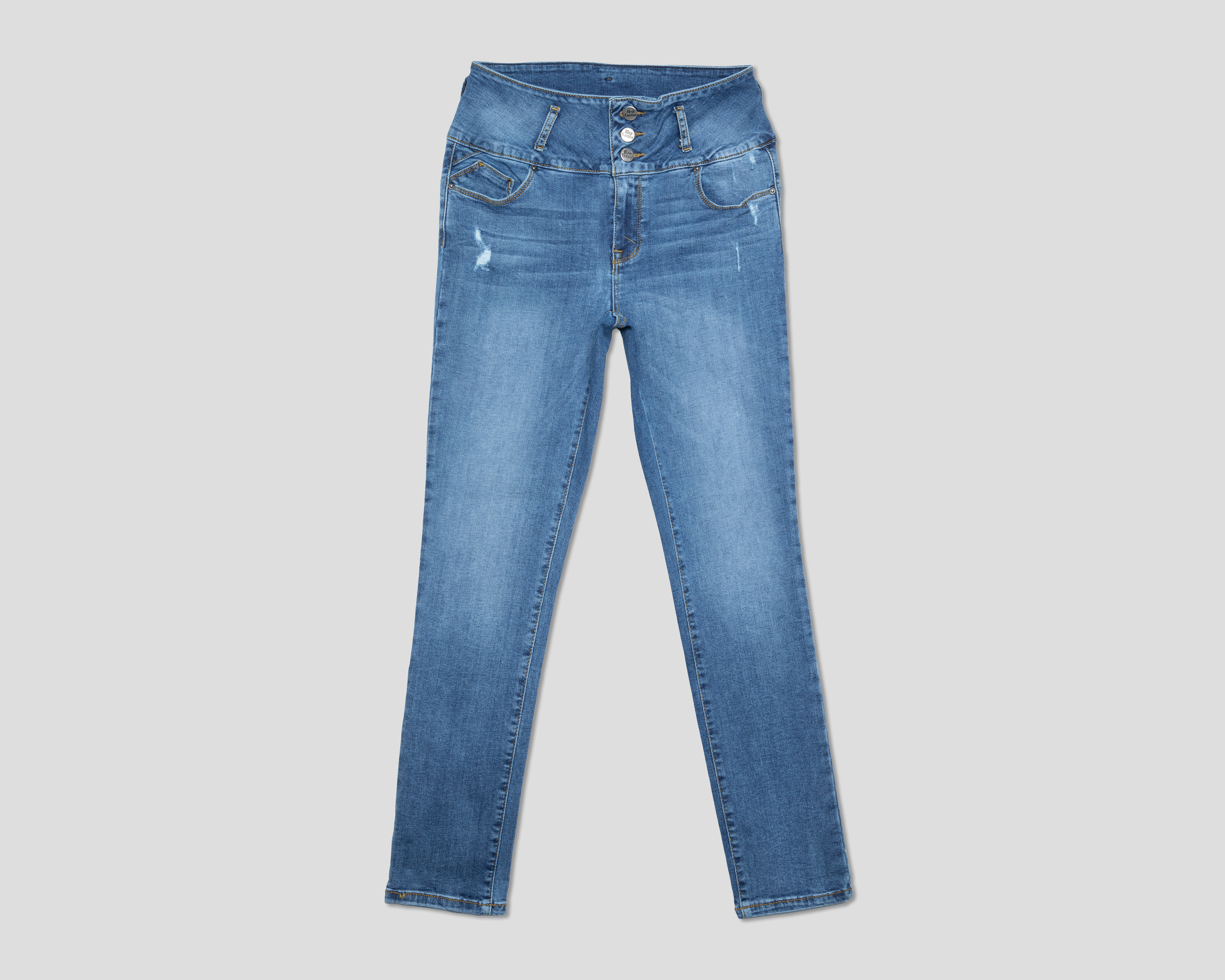 Foto 2 pulgar | Foto 1 | Jeans Skinny Boy London para Mujer