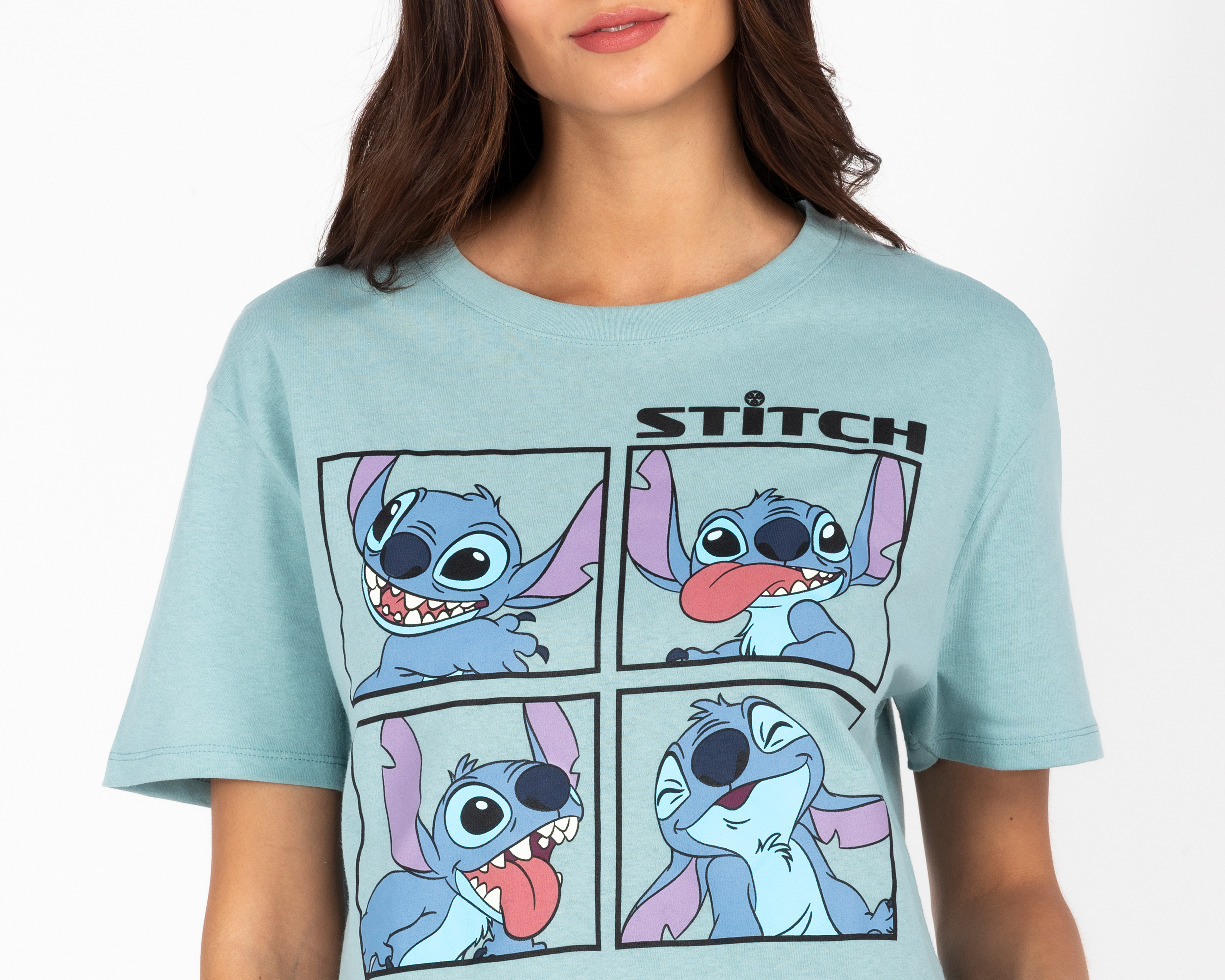 Foto 3 | Foto 3 | Playera Azul Disney Stitch Juvenil