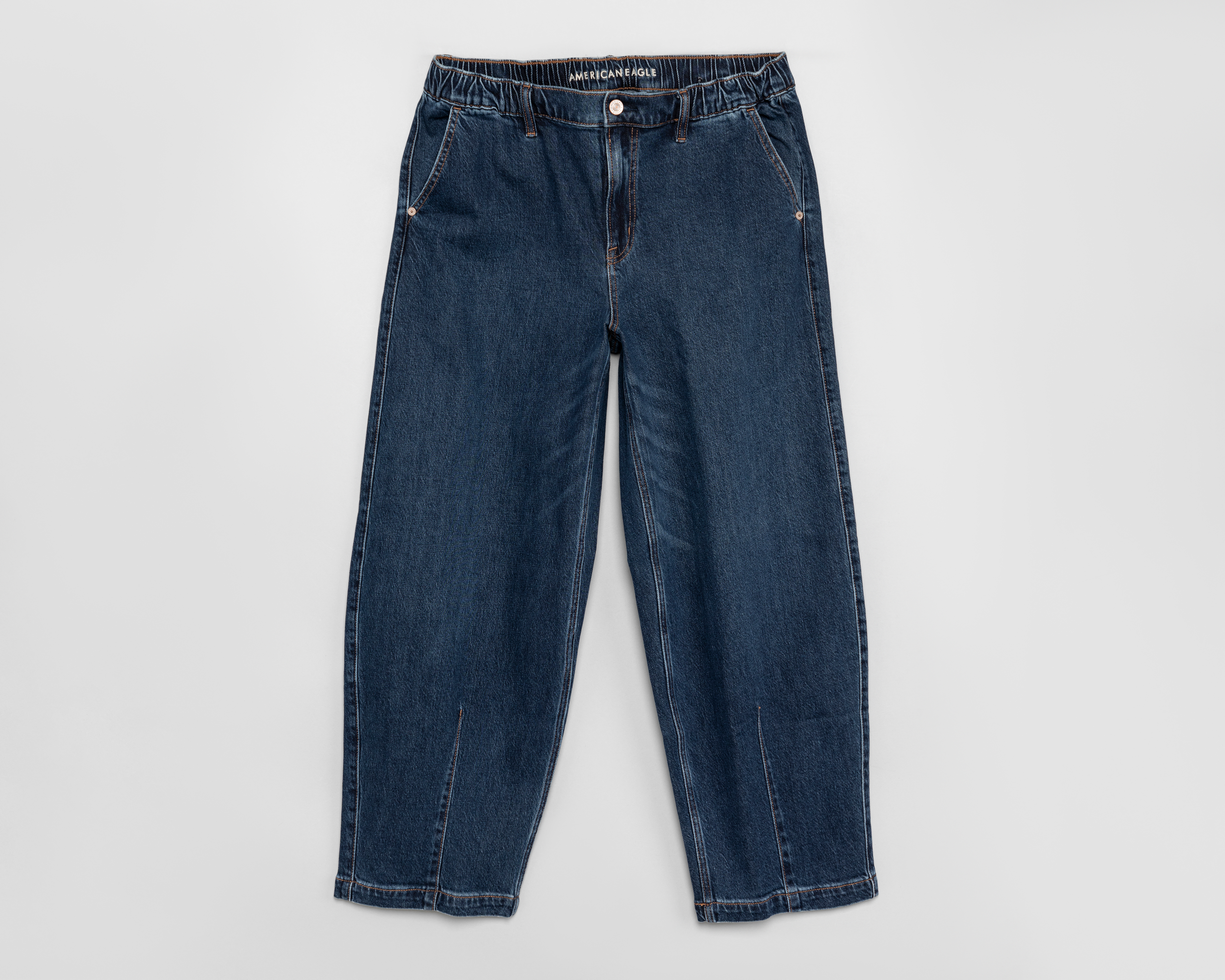 Jeans Barrel American Eagle para Mujer