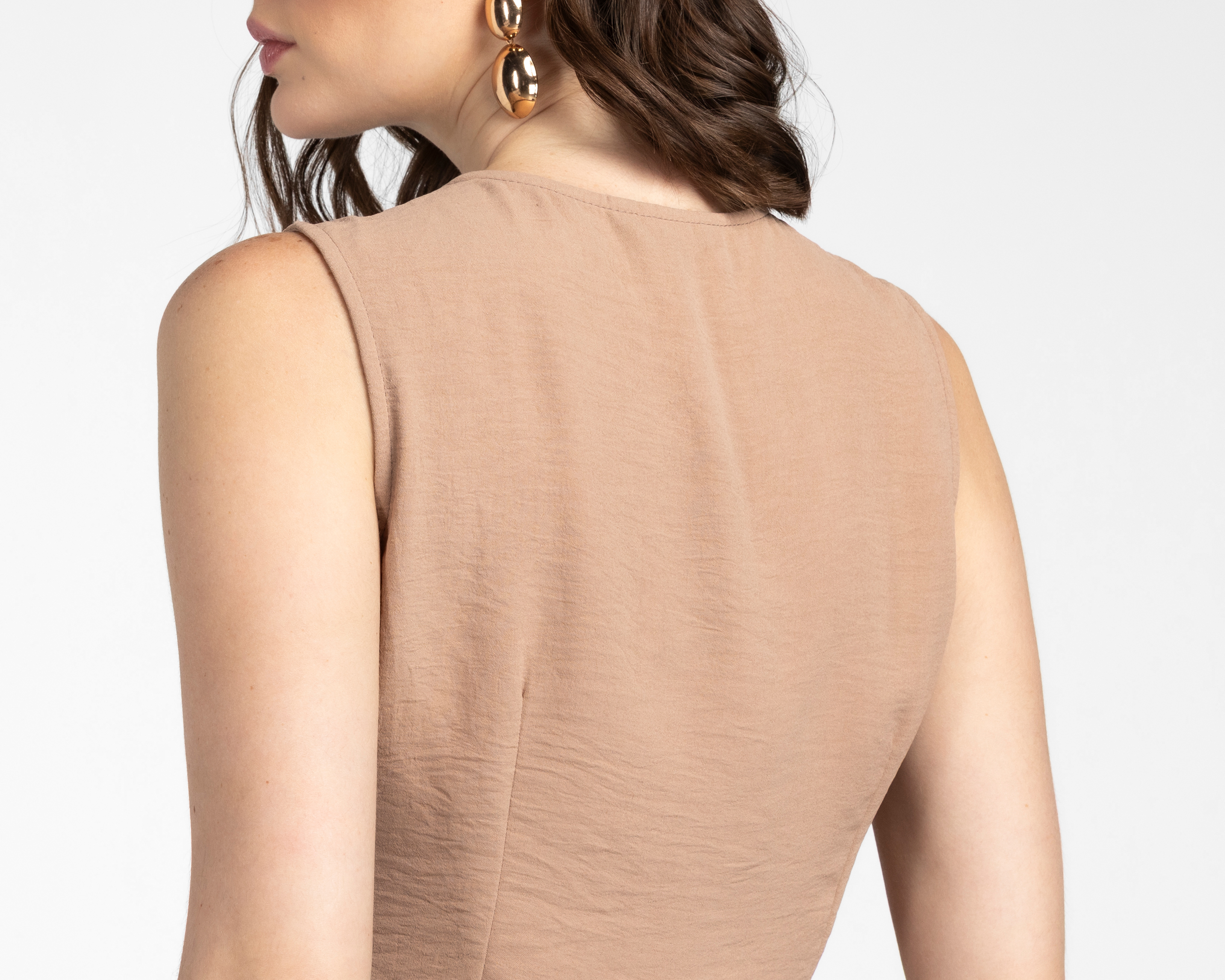 Foto 6 pulgar | Foto 5 | Blusa con Botones Sahara para Mujer