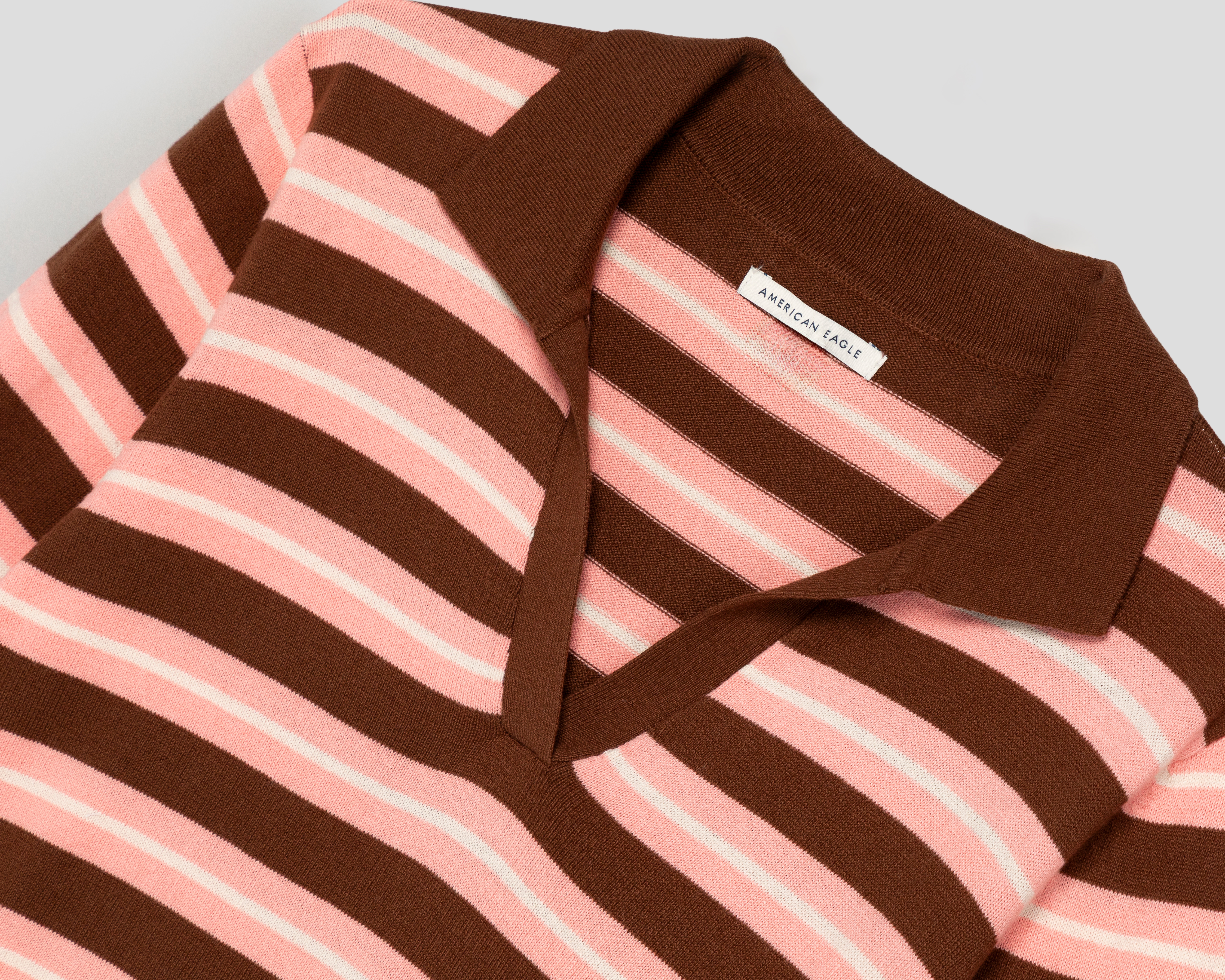 Foto 3 | Foto 3 | Suéter de Algodón Rayado American Eagle para Mujer