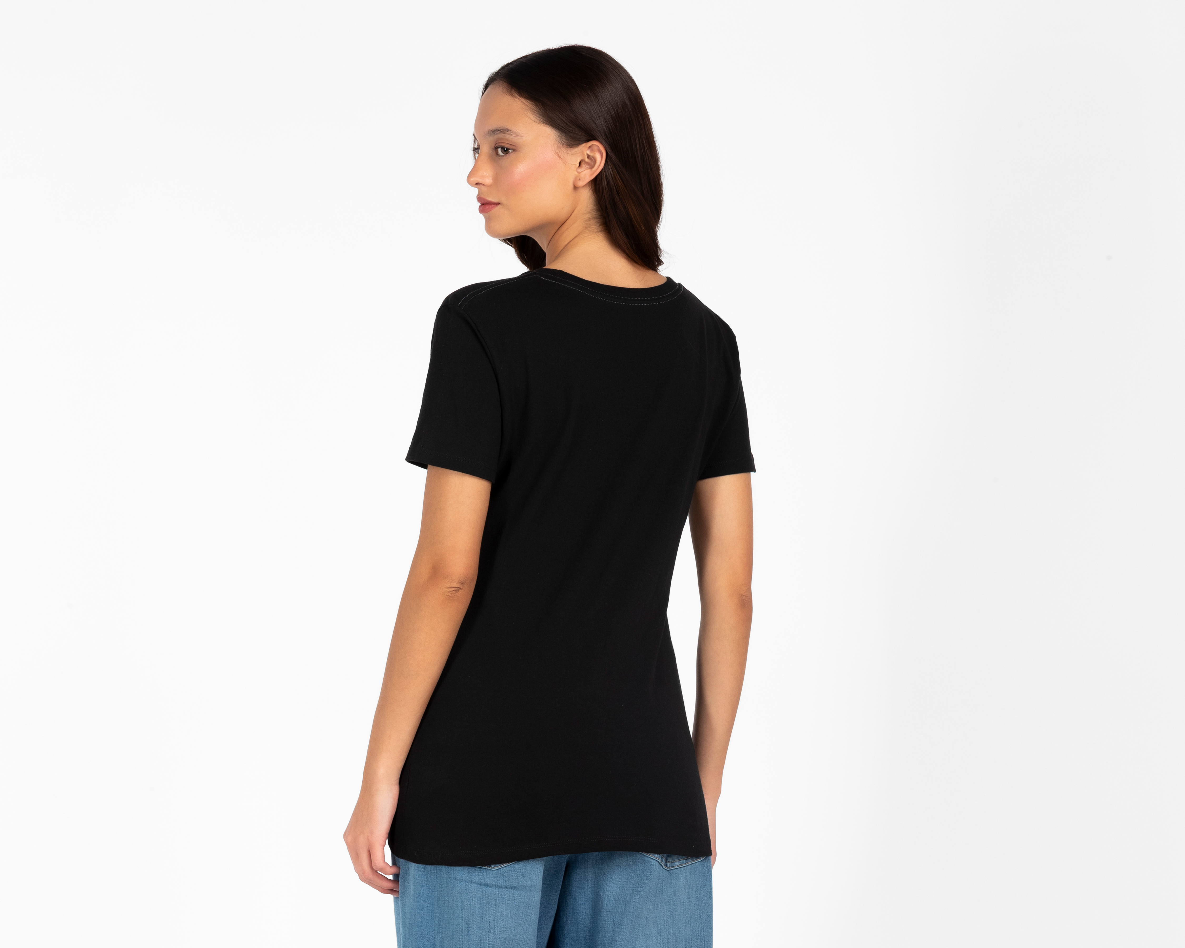 Foto 2 | Foto 2 | Playera Negra Disney Stitch Juvenil