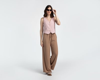 Foto 2 | Foto 2 | Pantalón Palazzo Sahara Café para Mujer