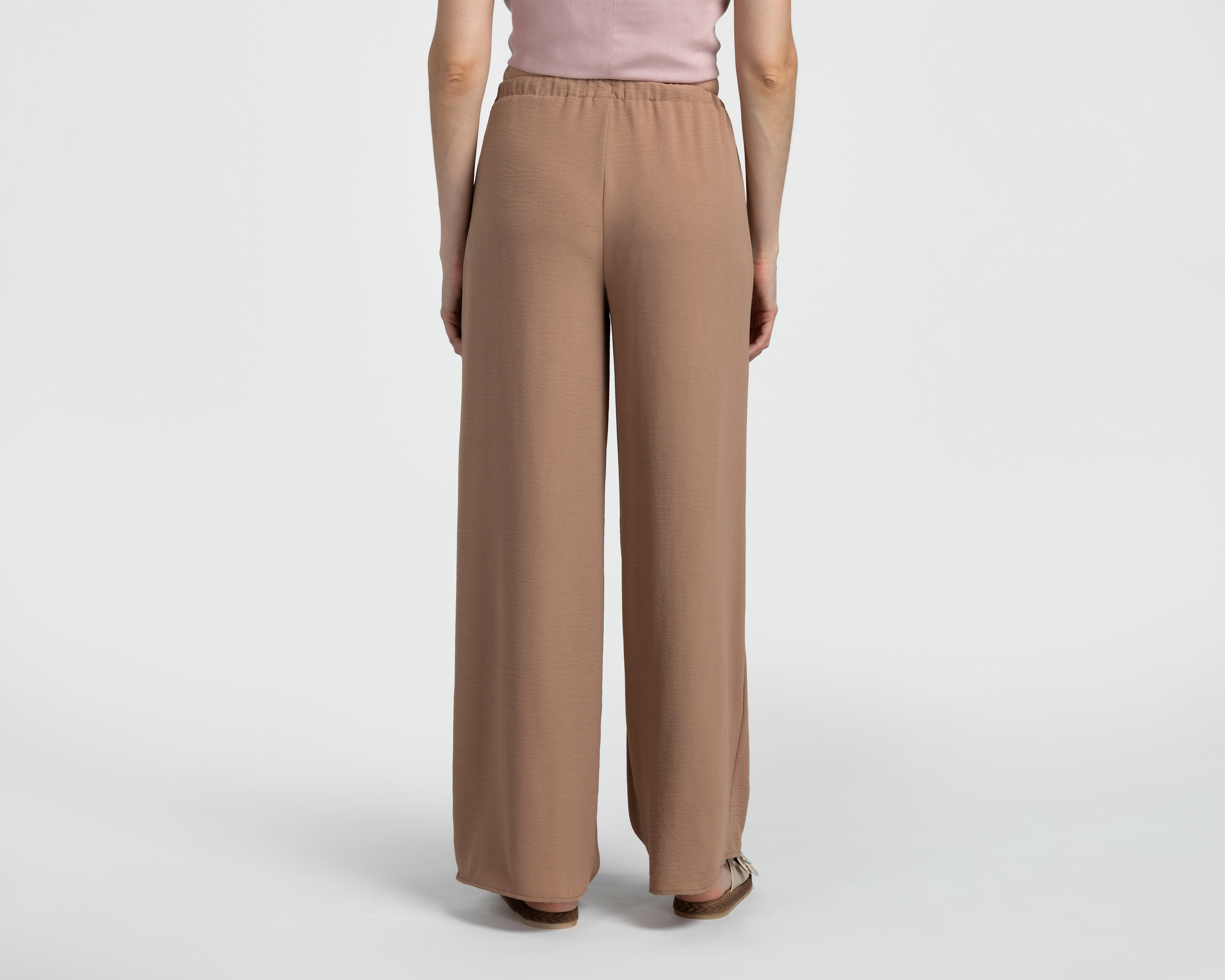 Foto 4 pulgar | Foto 3 | Pantalón Palazzo Sahara Café para Mujer