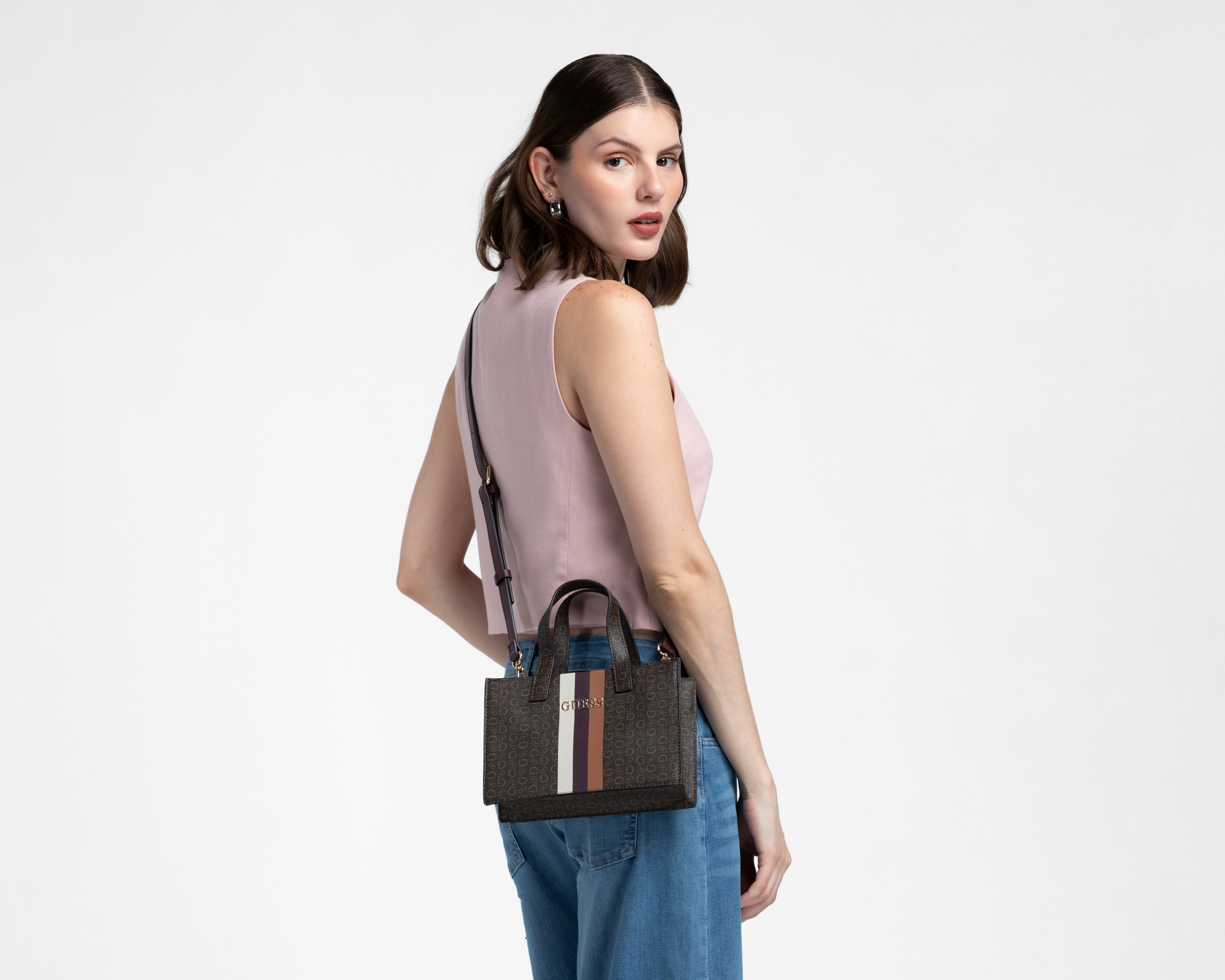 Foto 6 | Foto 6 | Bolsa de Mano Guess Ines