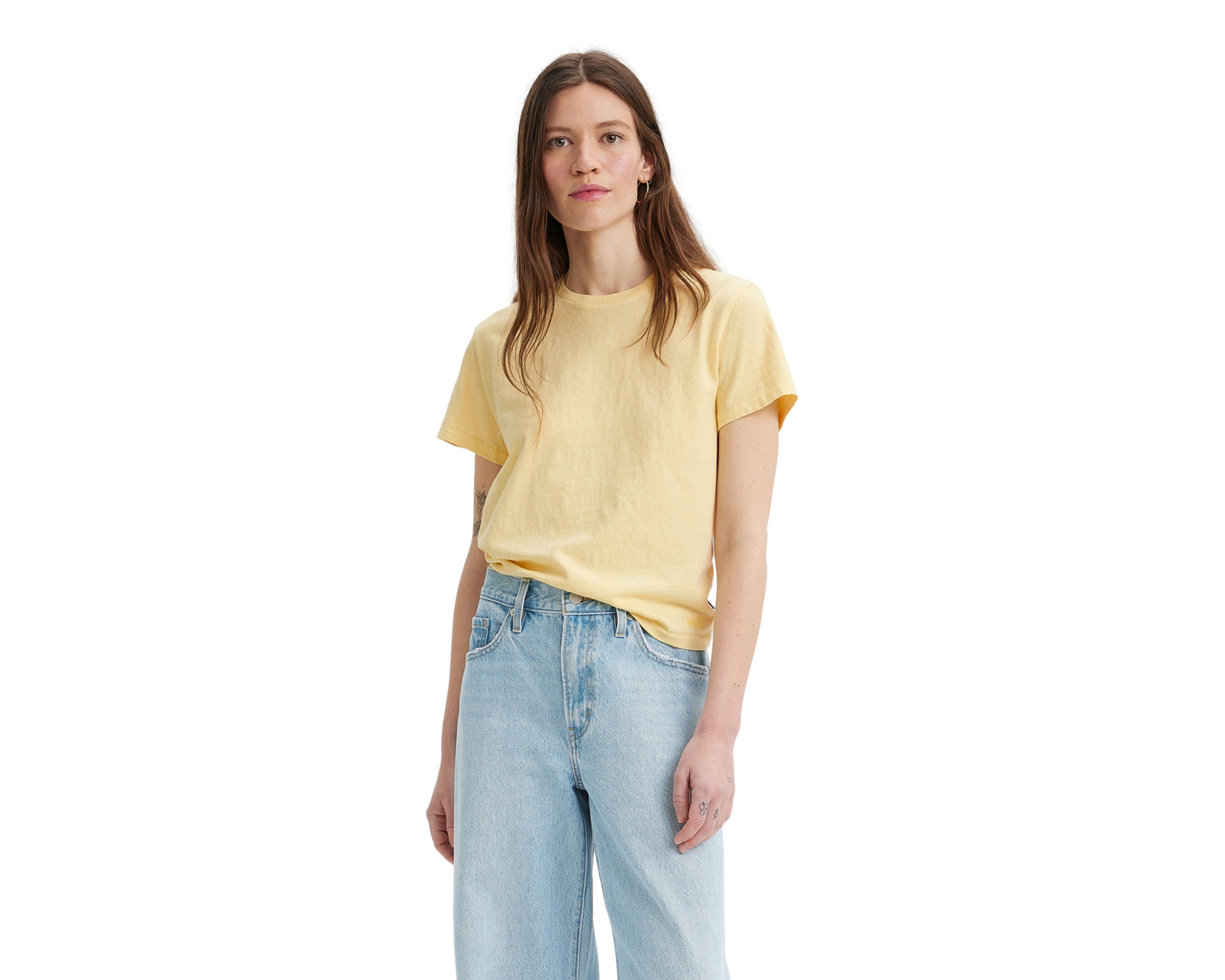 Foto 1 | Foto 1 | Playera Levi's Amarilla para Mujer