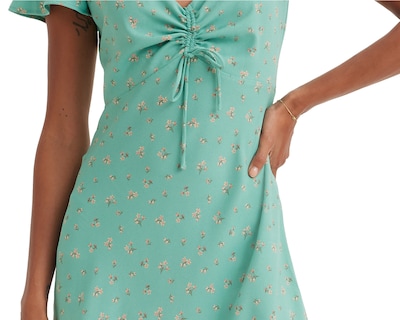 Foto 2 | Foto 2 | Vestido Casual Levi's Verde Floral Corto para Mujer