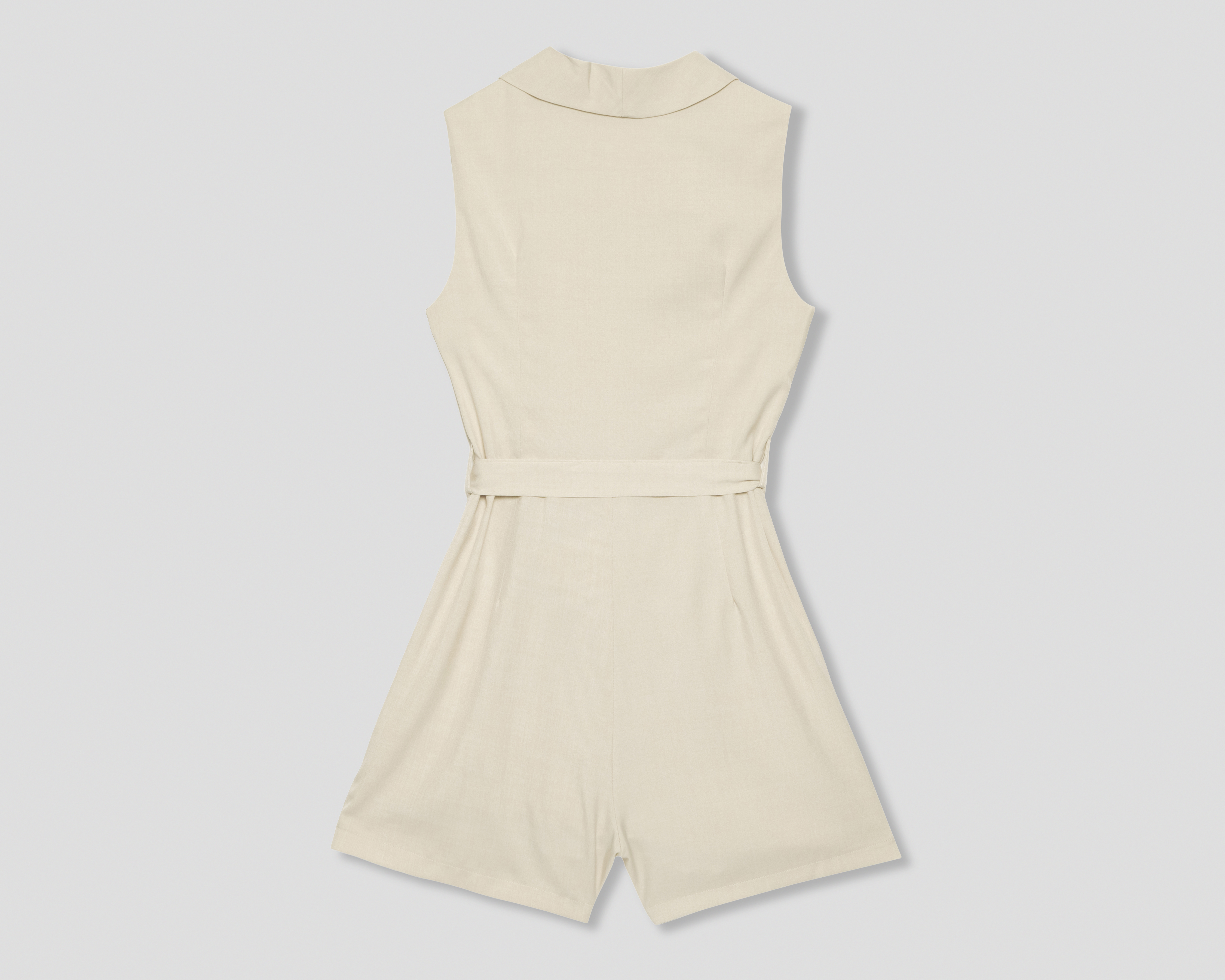 Foto 2 | Foto 2 | Jumper Casual Forever 21 Beige sin Mangas con Lazo para Mujer