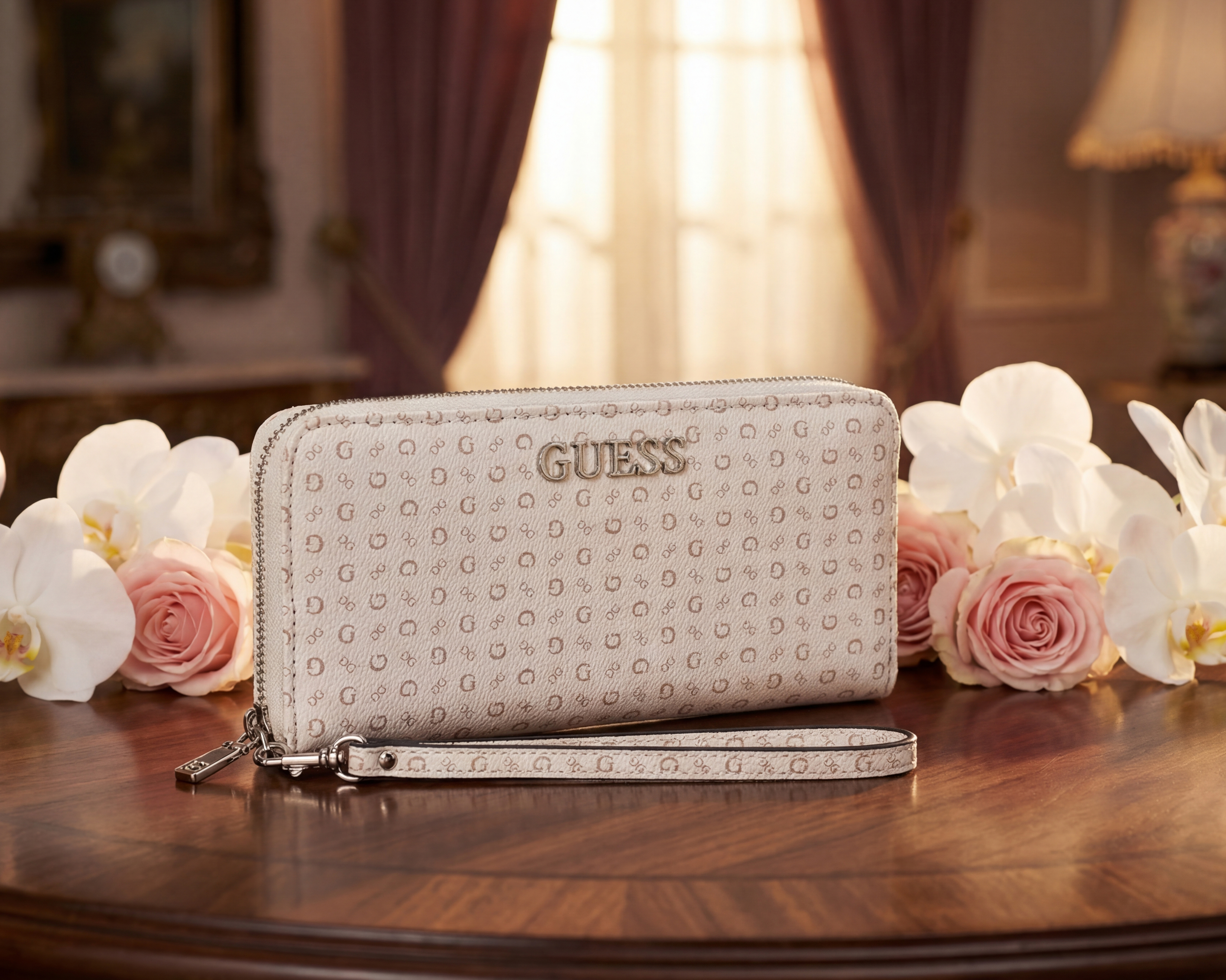 Foto 8 pulgar | Foto 7 | Cartera para Mujer Guess Estampada
