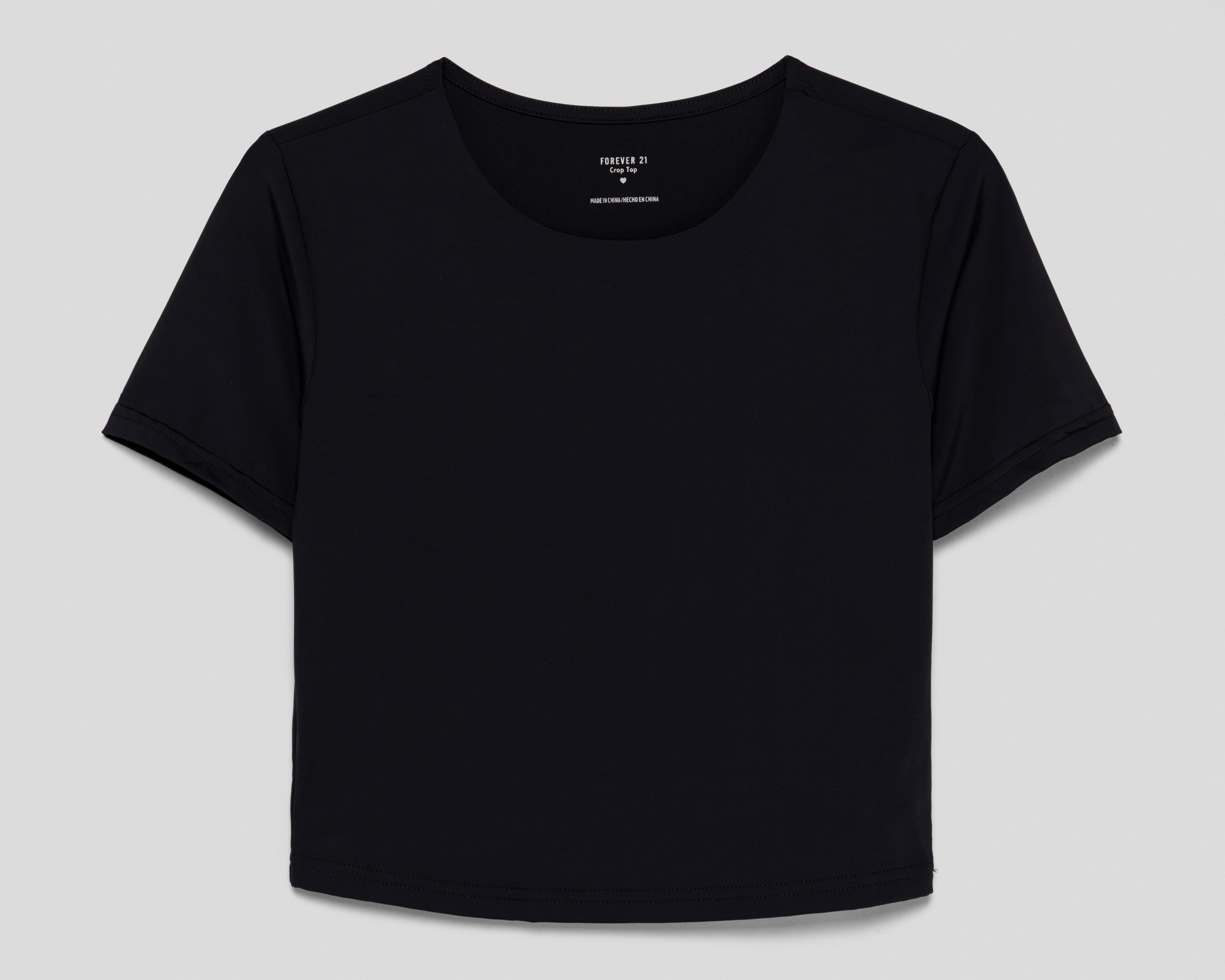 Foto 1 | Foto 1 | Playera Negra Forever 21 para Mujer