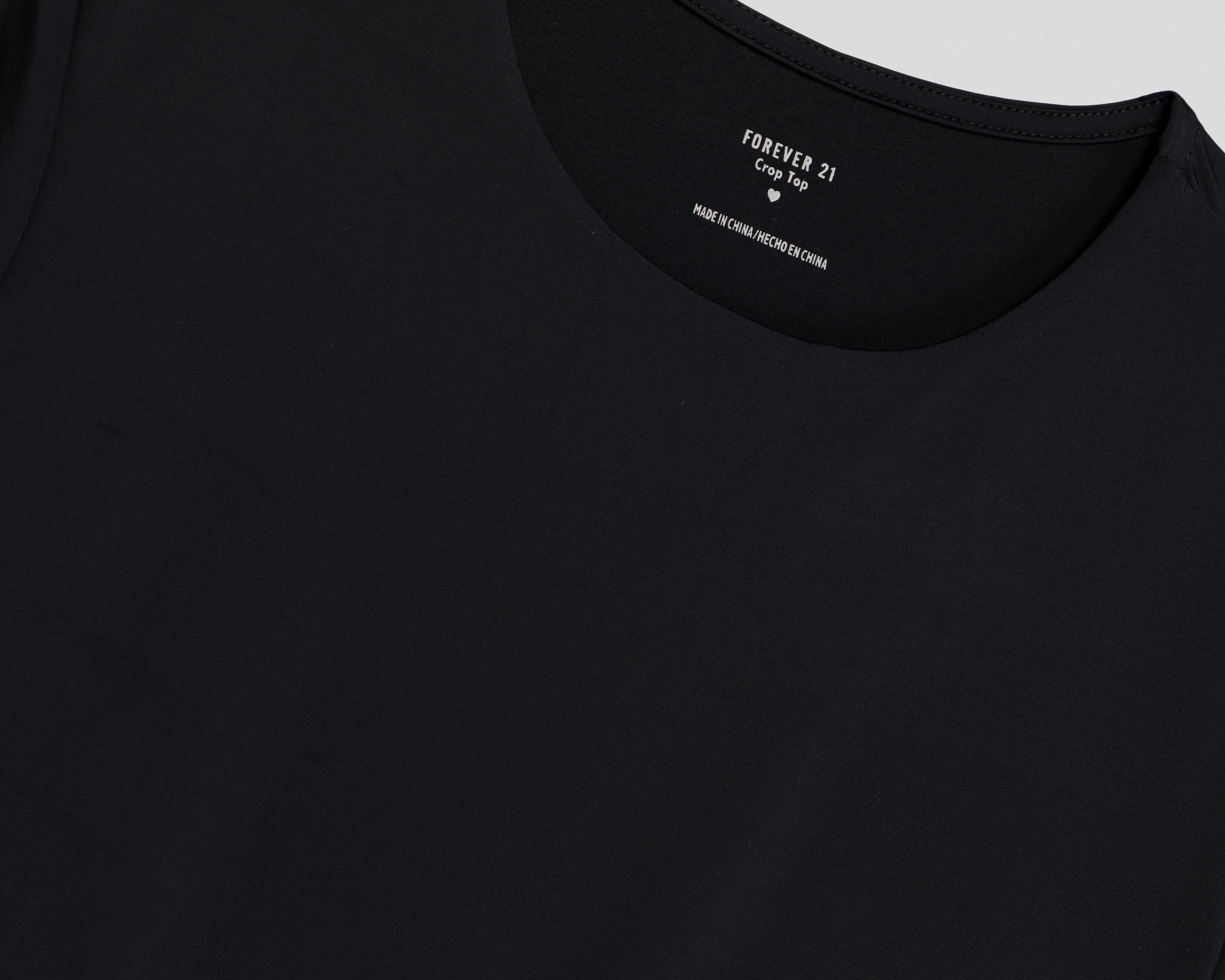 Foto 4 pulgar | Foto 3 | Playera Negra Forever 21 para Mujer