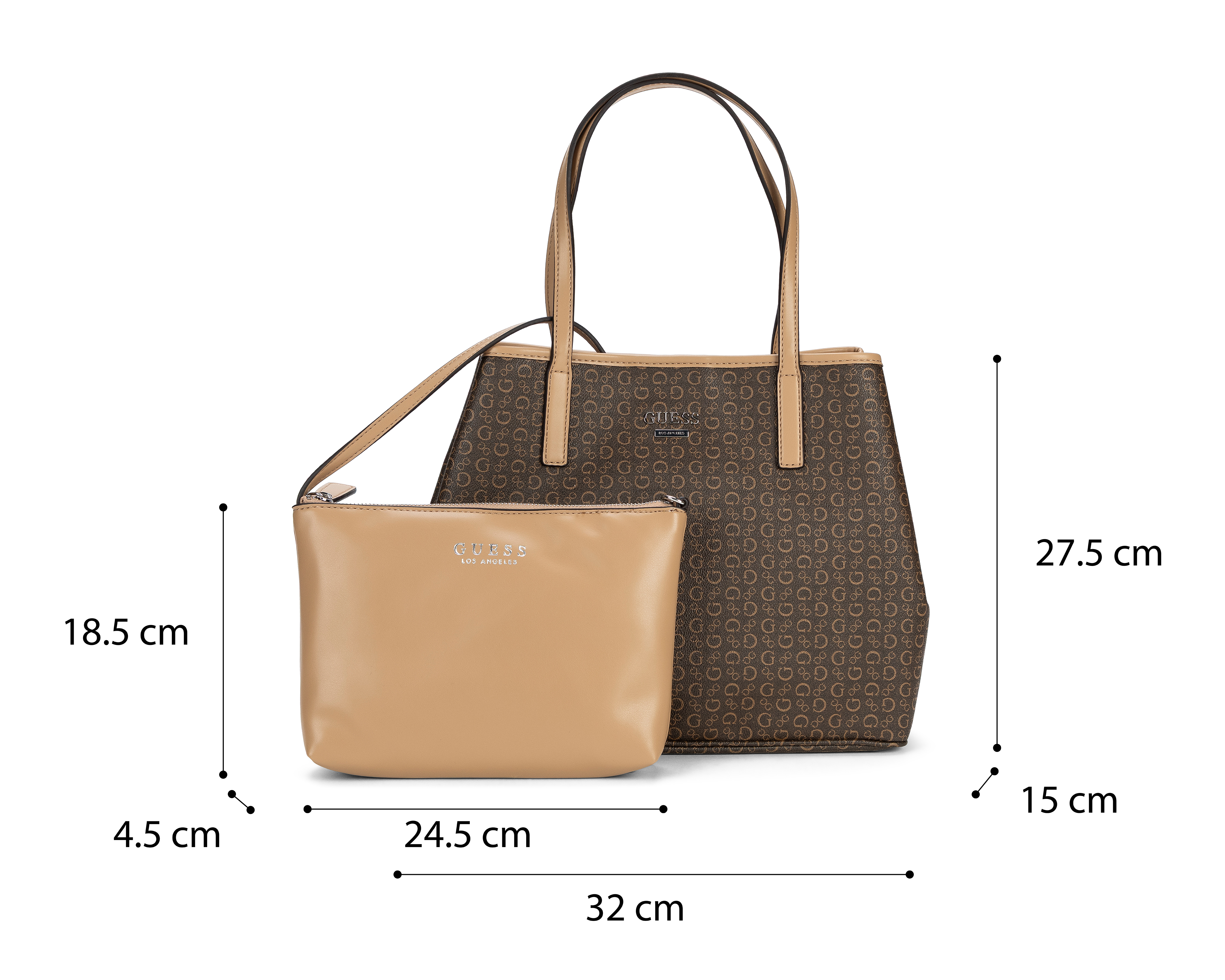 Foto 5 | Foto 5 | Set de Bolsas de Hombro Guess Portini 2 Piezas