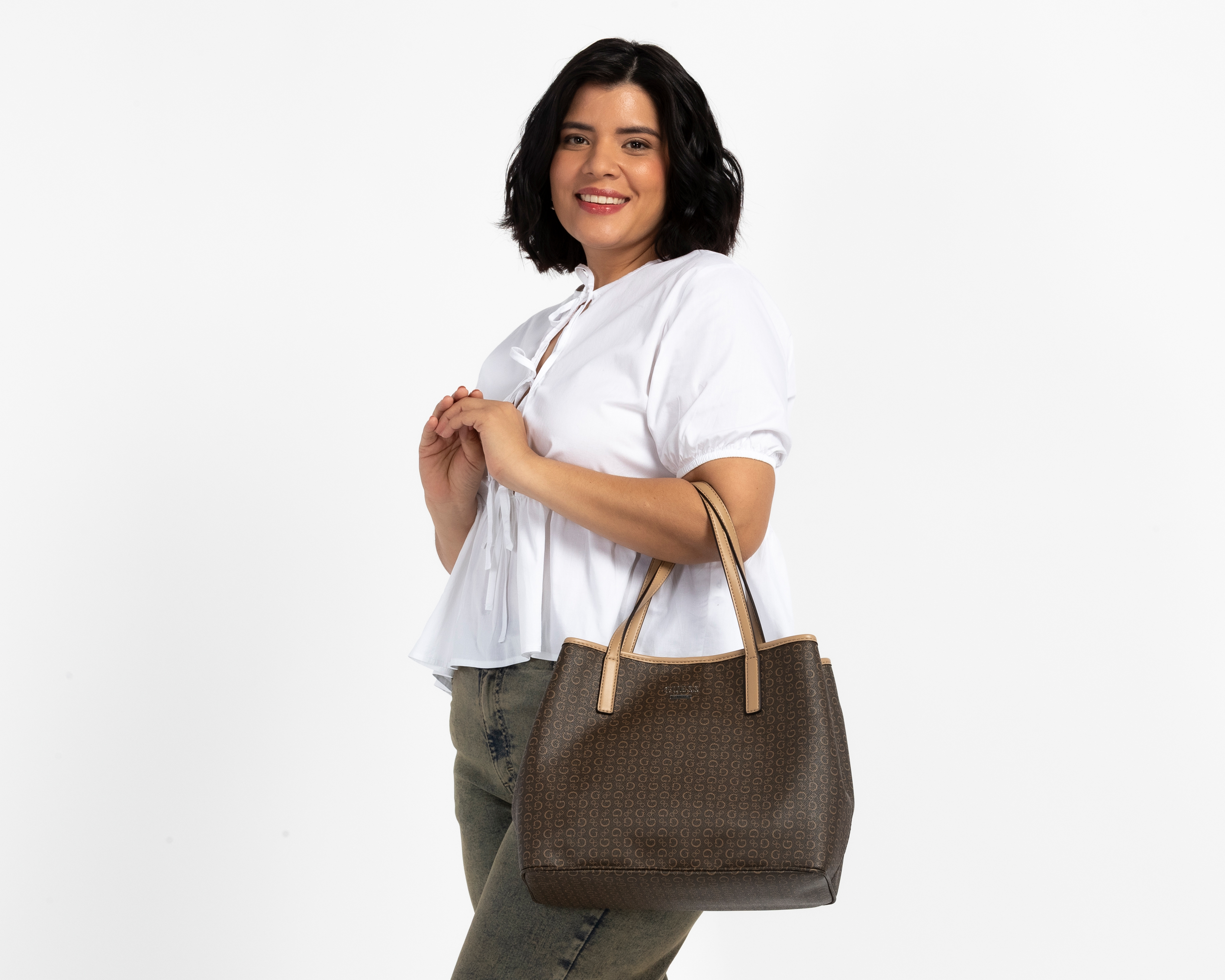 Foto 7 pulgar | Foto 6 | Set de Bolsas de Hombro Guess Portini 2 Piezas