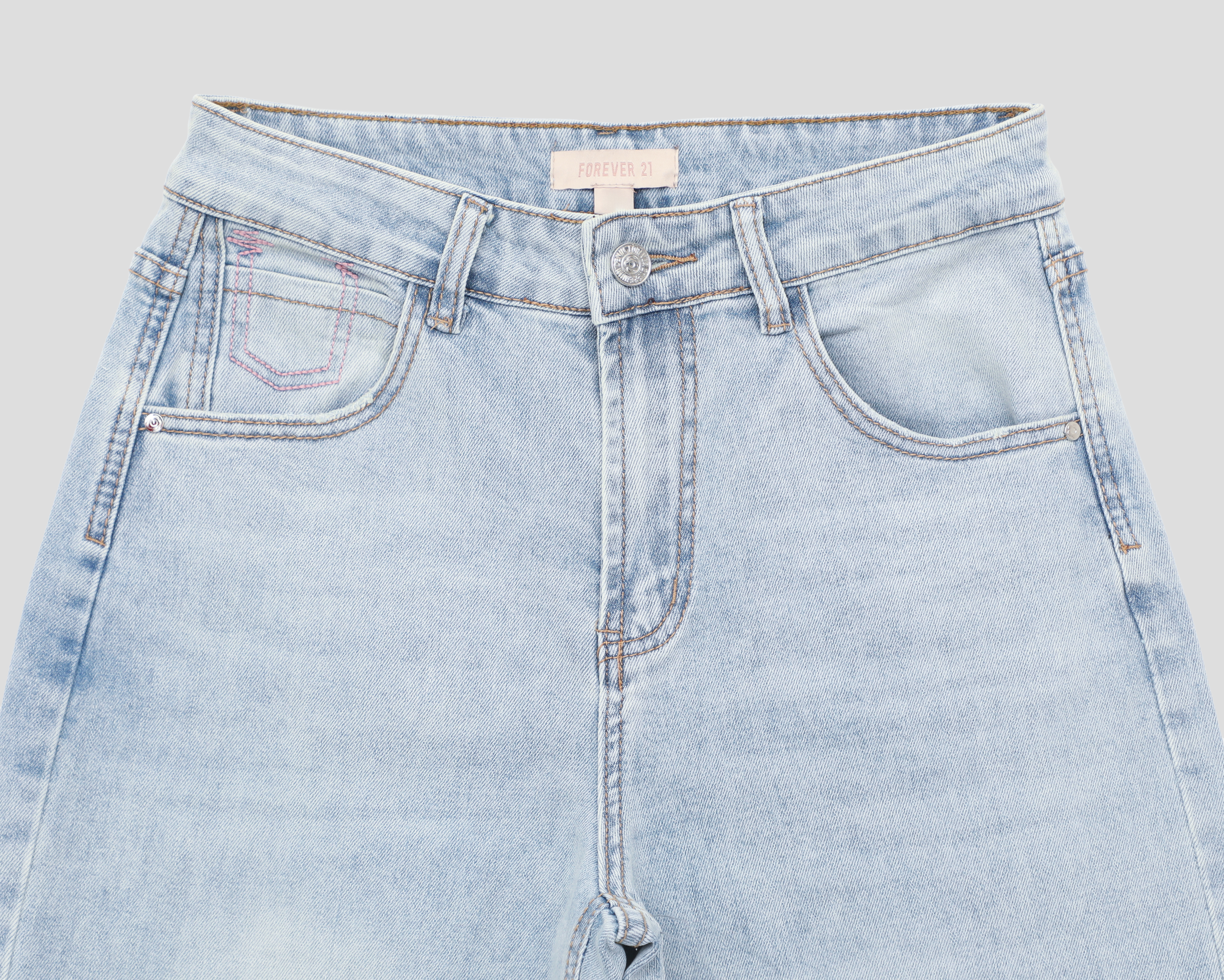 Foto 4 pulgar | Foto 3 | Jeans Regular Forever 21 para Mujer