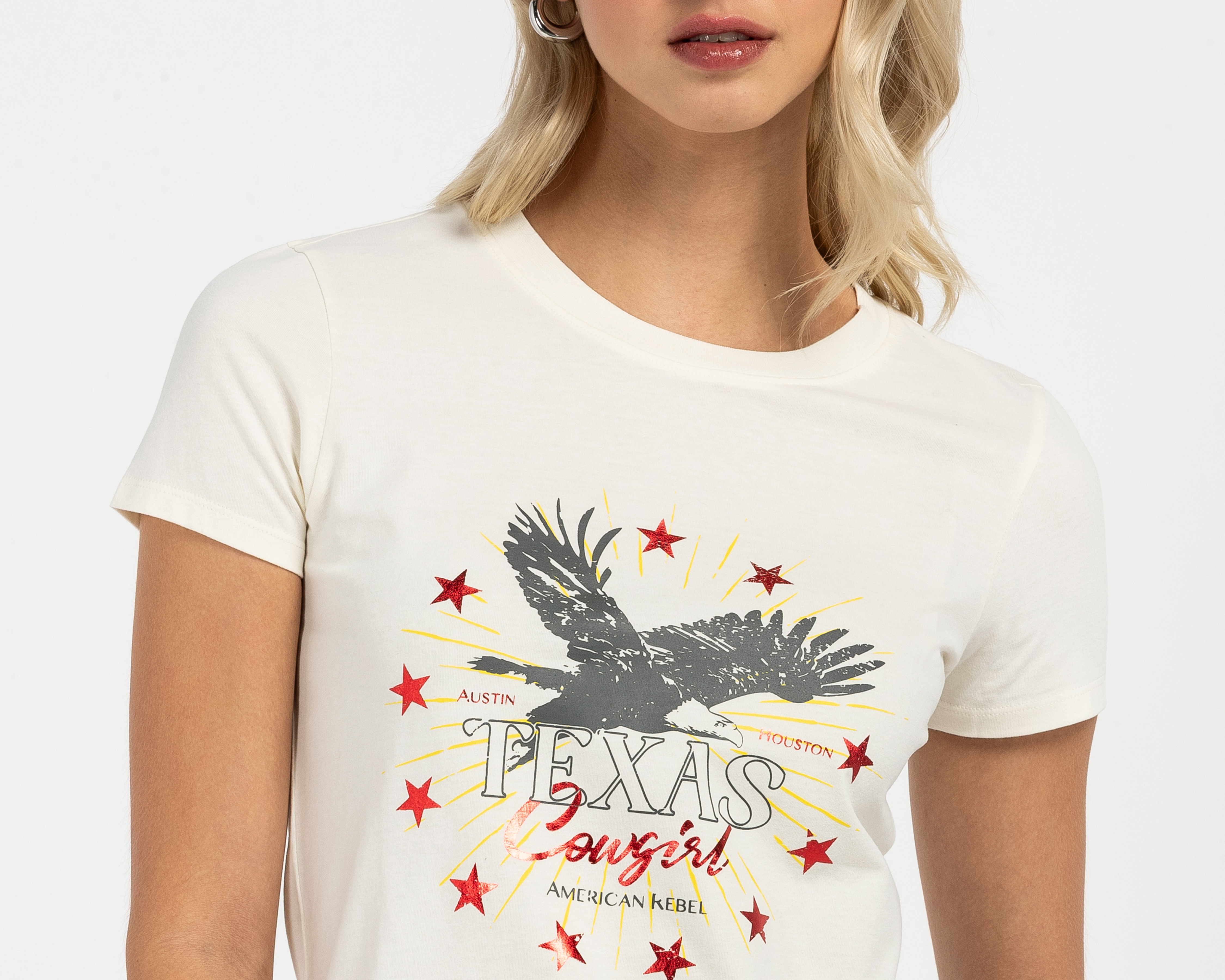 Foto 5 pulgar | Foto 4 | Playera Manga Corta Refill para Mujer