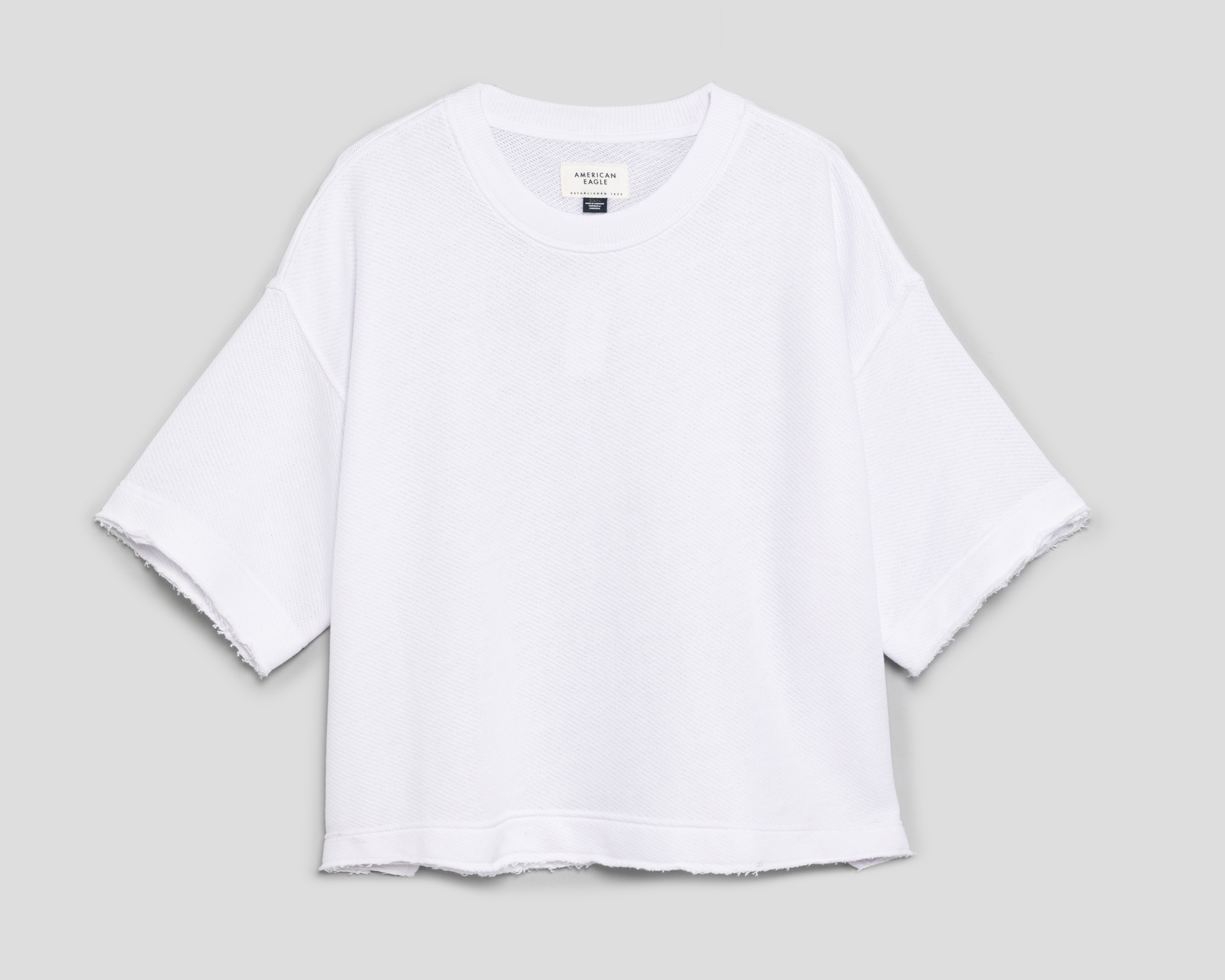 Foto 1 | Foto 1 | Sudadera Manga Corta American Eagle para Mujer