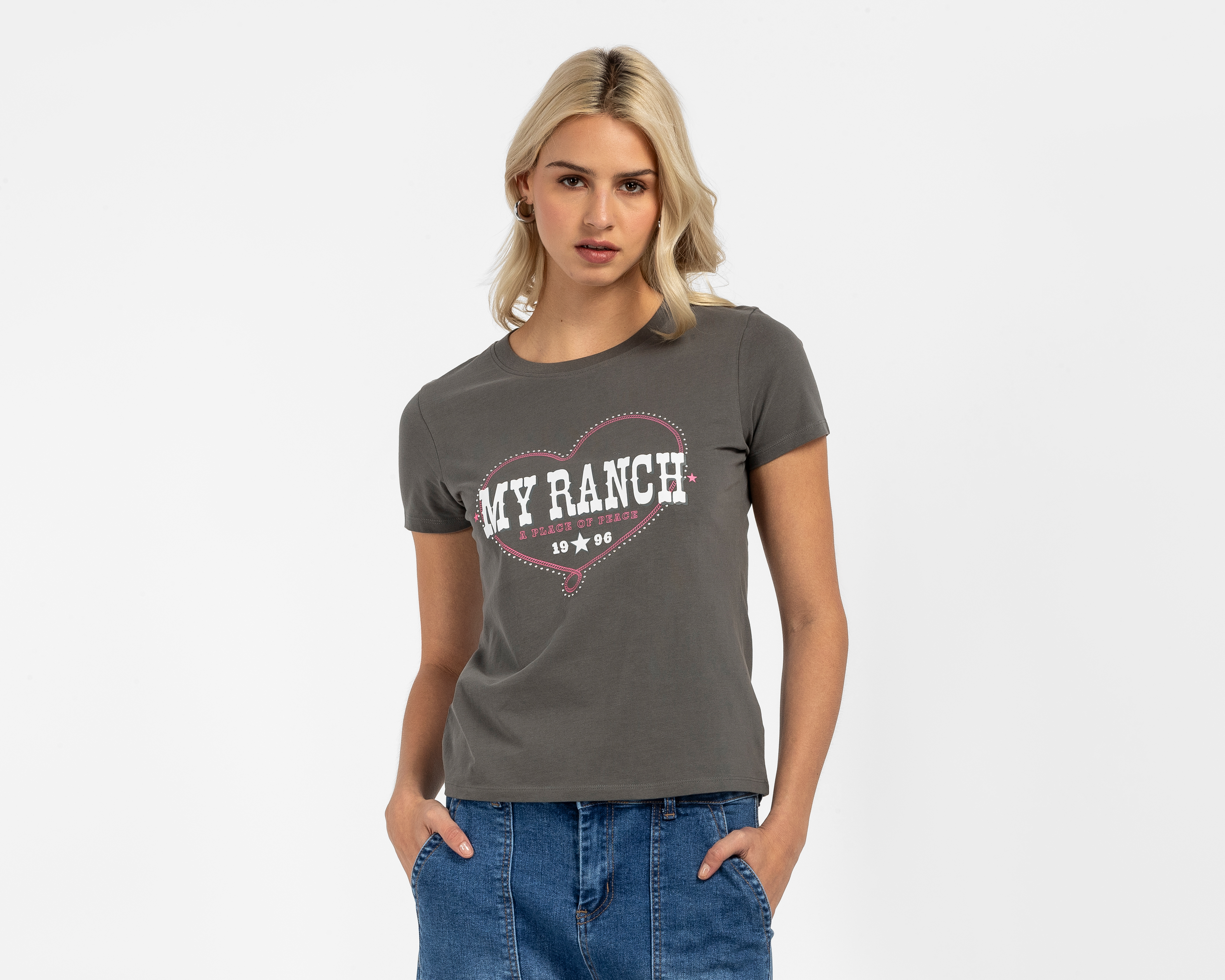 Foto 1 | Foto 1 | Playera Manga Corta Refill para Mujer