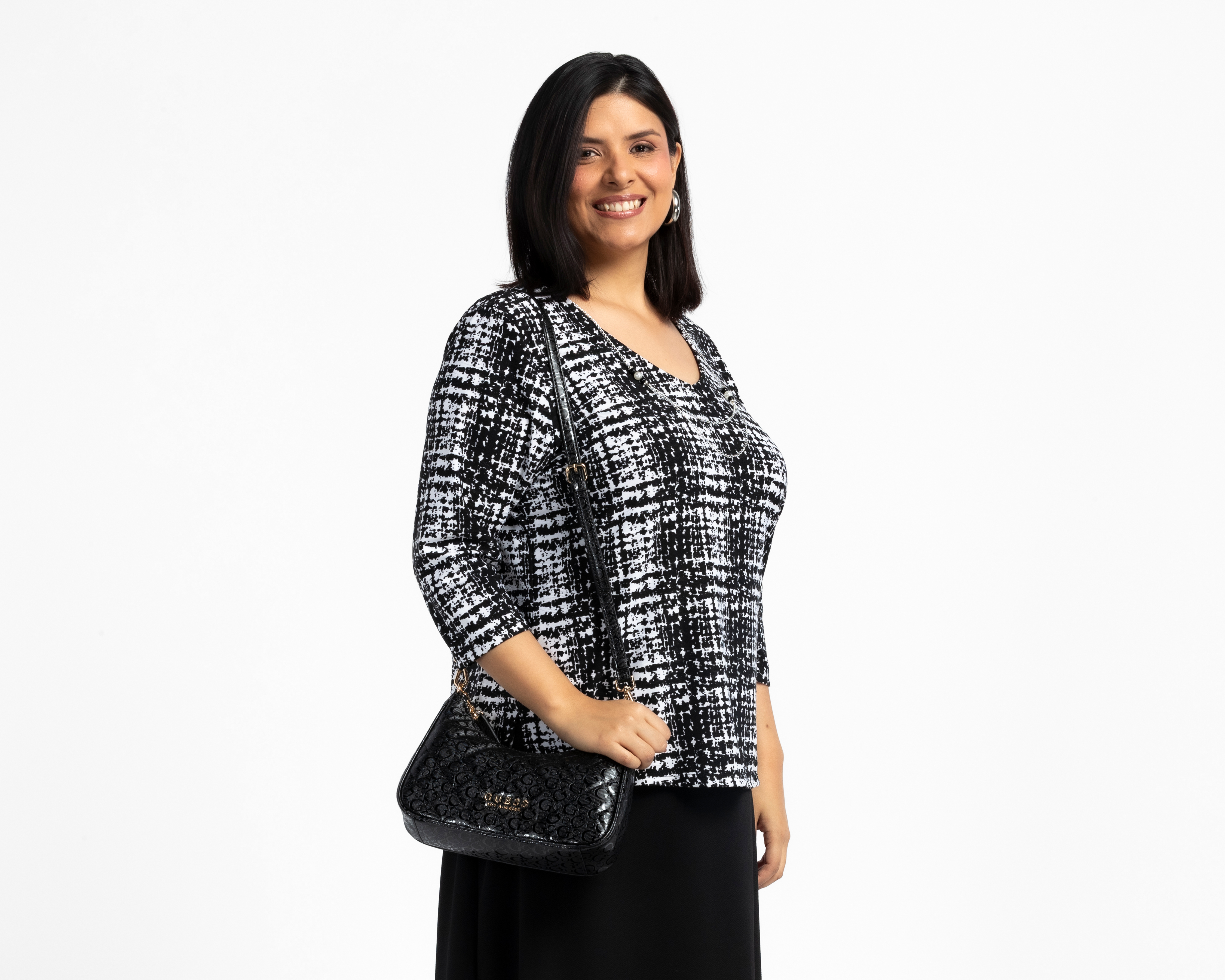 Foto 7 pulgar | Foto 6 | Bolsa de Hombro Guess Jayden