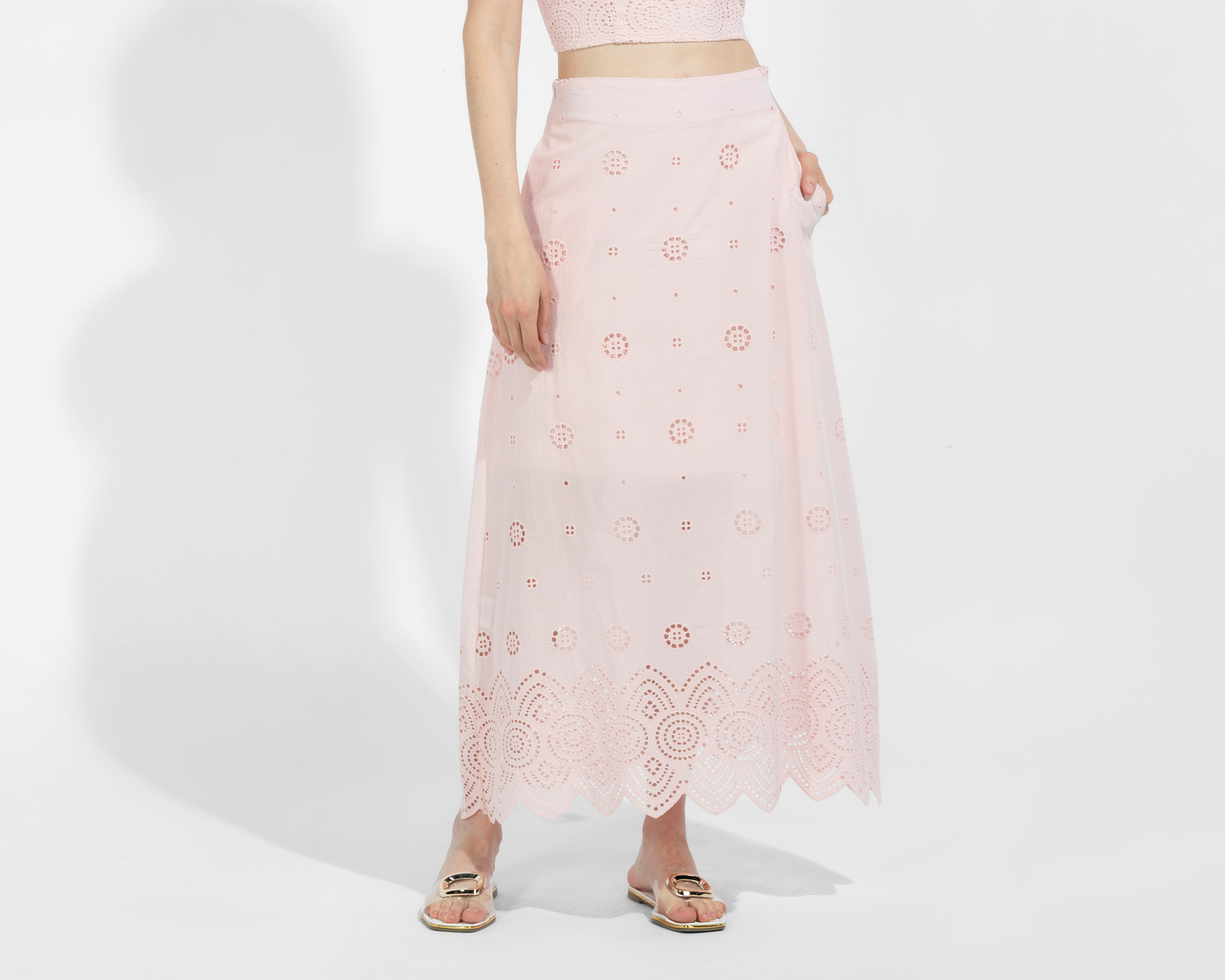 Falda Larga Sahara Rosa Juvenil