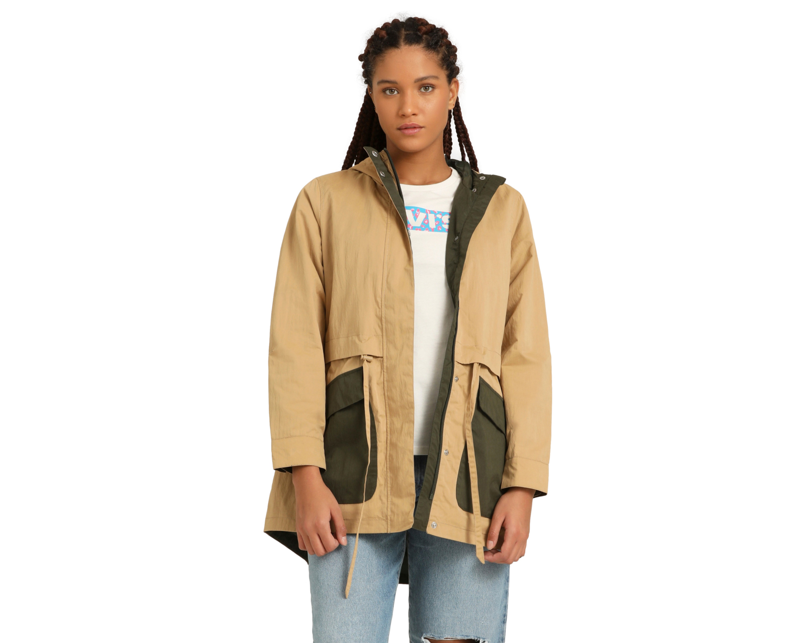 Chamarra Caqui Levi's para Mujer