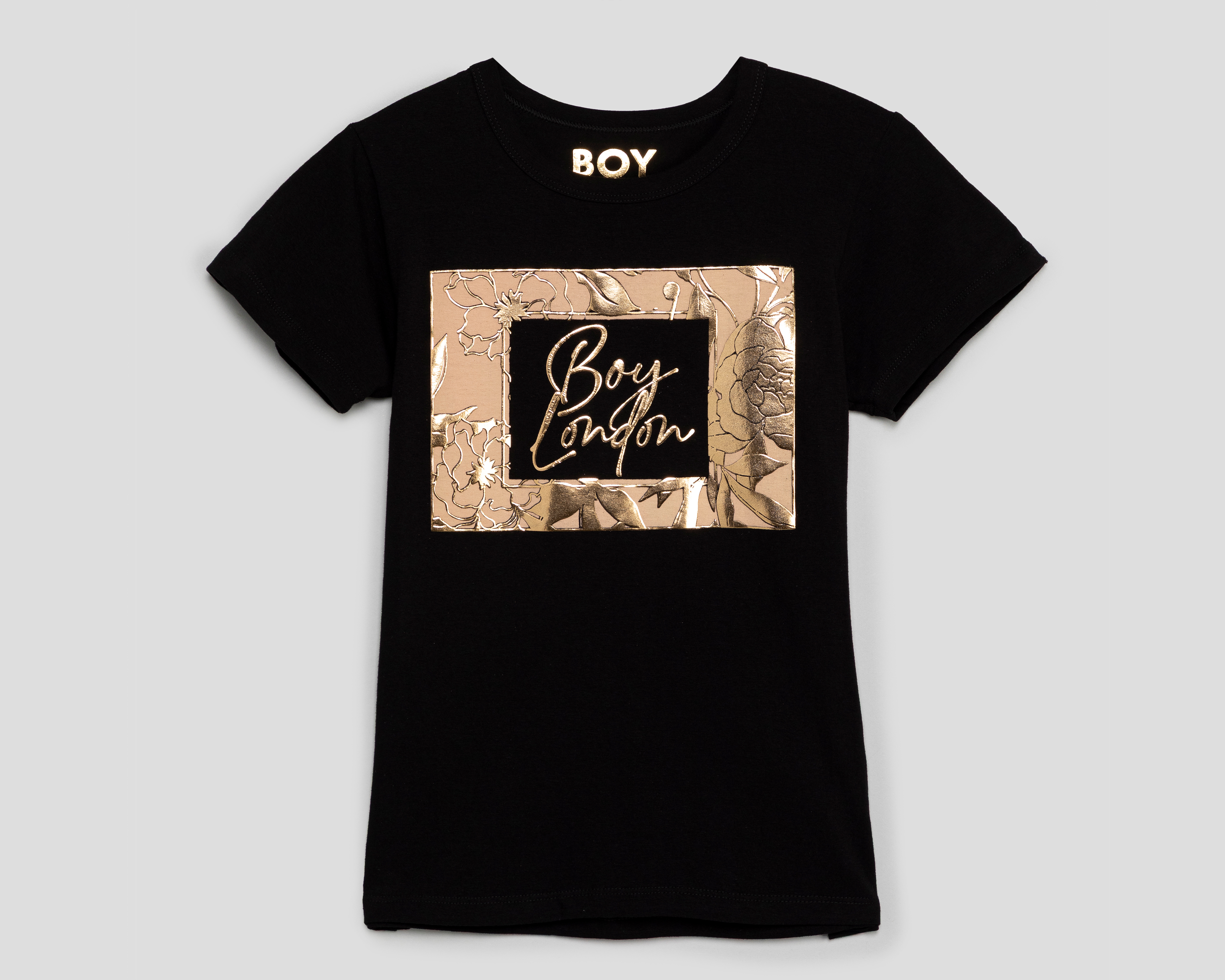 Foto 2 pulgar | Foto 1 | Playera Negra Boy London Juvenil