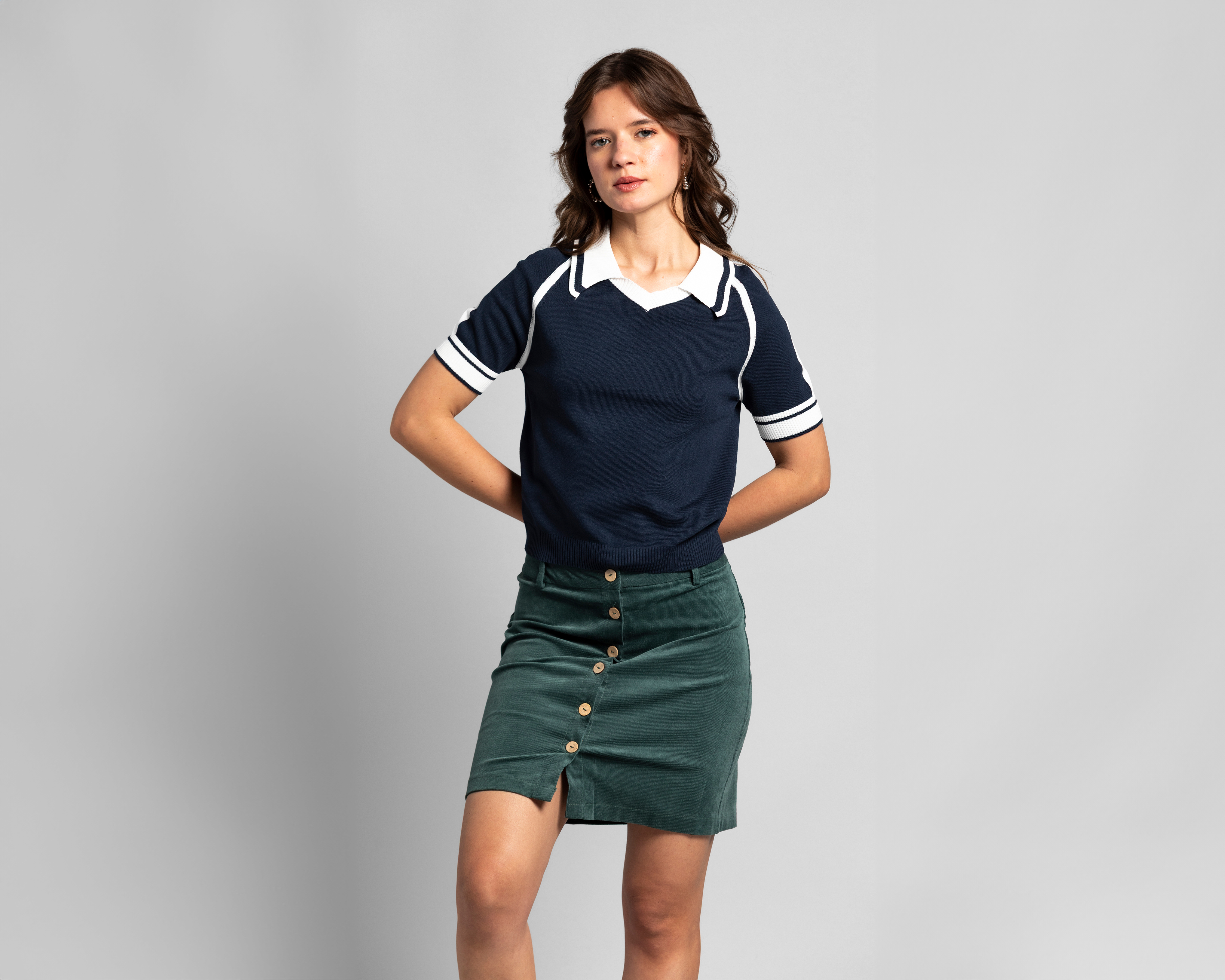 Foto 2 | Foto 2 | Blusa Manga Corta Strona para Mujer