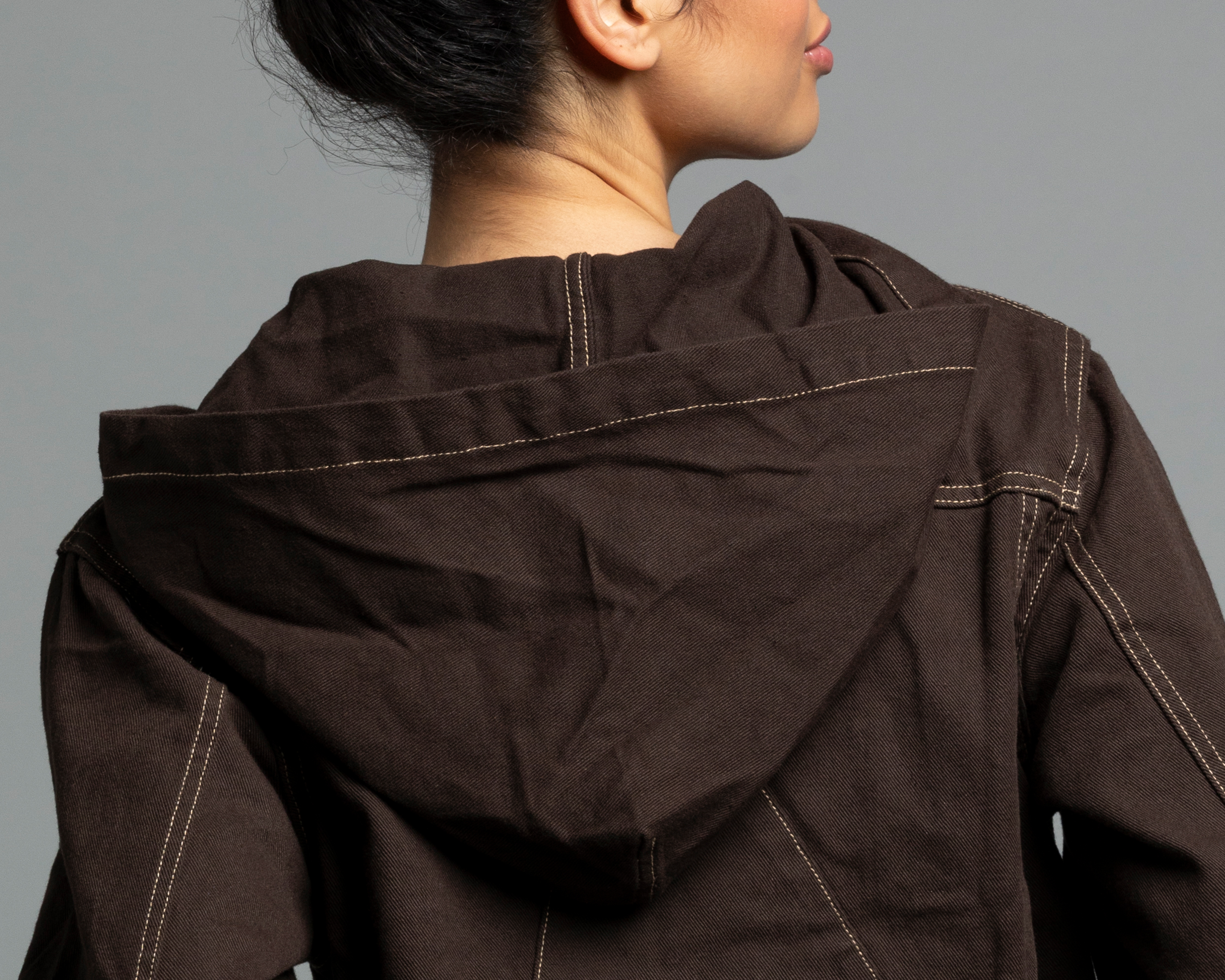 Foto 6 pulgar | Foto 5 | Chamarra de Algodón con Capucha Strona para Mujer