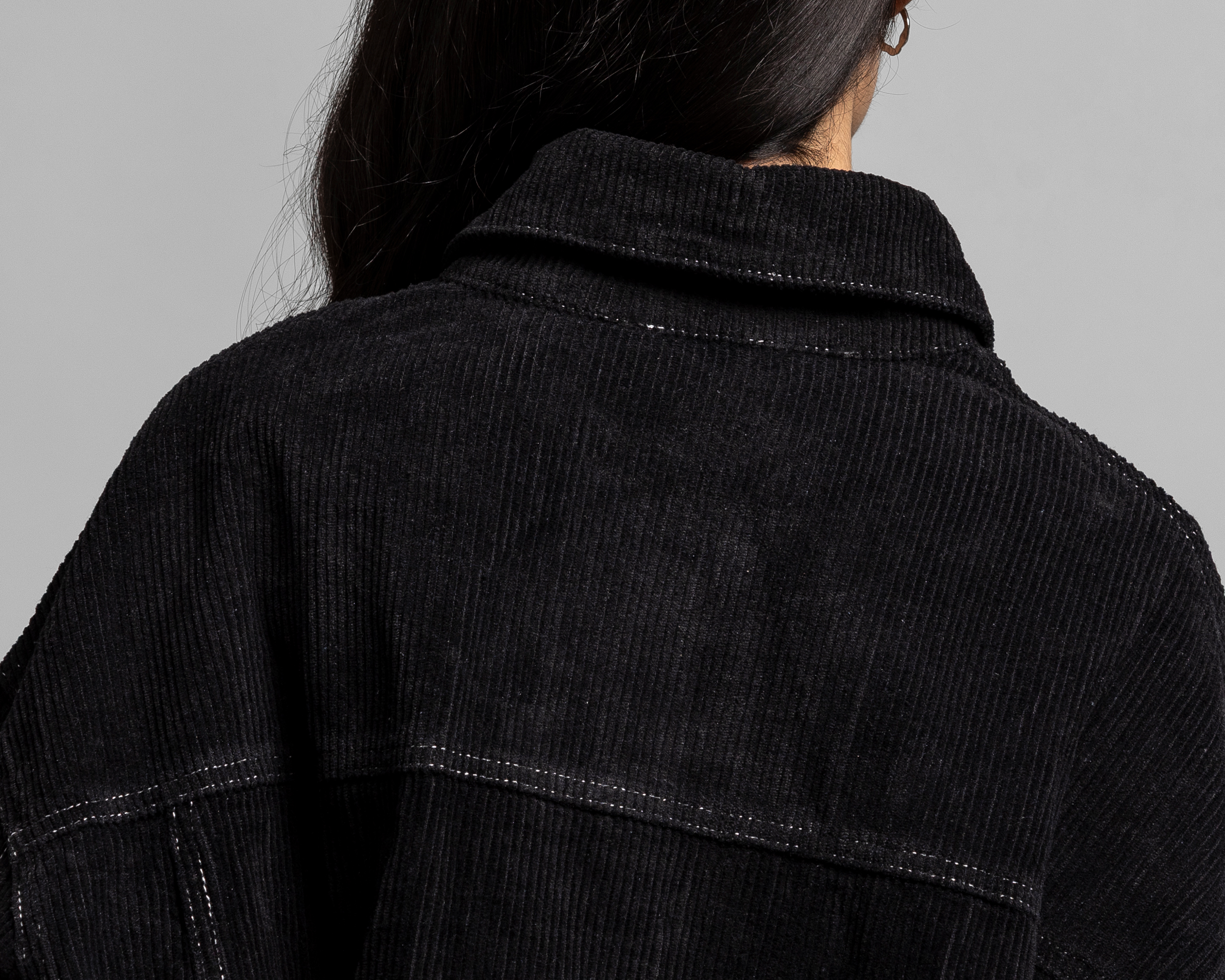 Foto 5 | Foto 5 | Chamarra de Algodón Negra Strona para Mujer