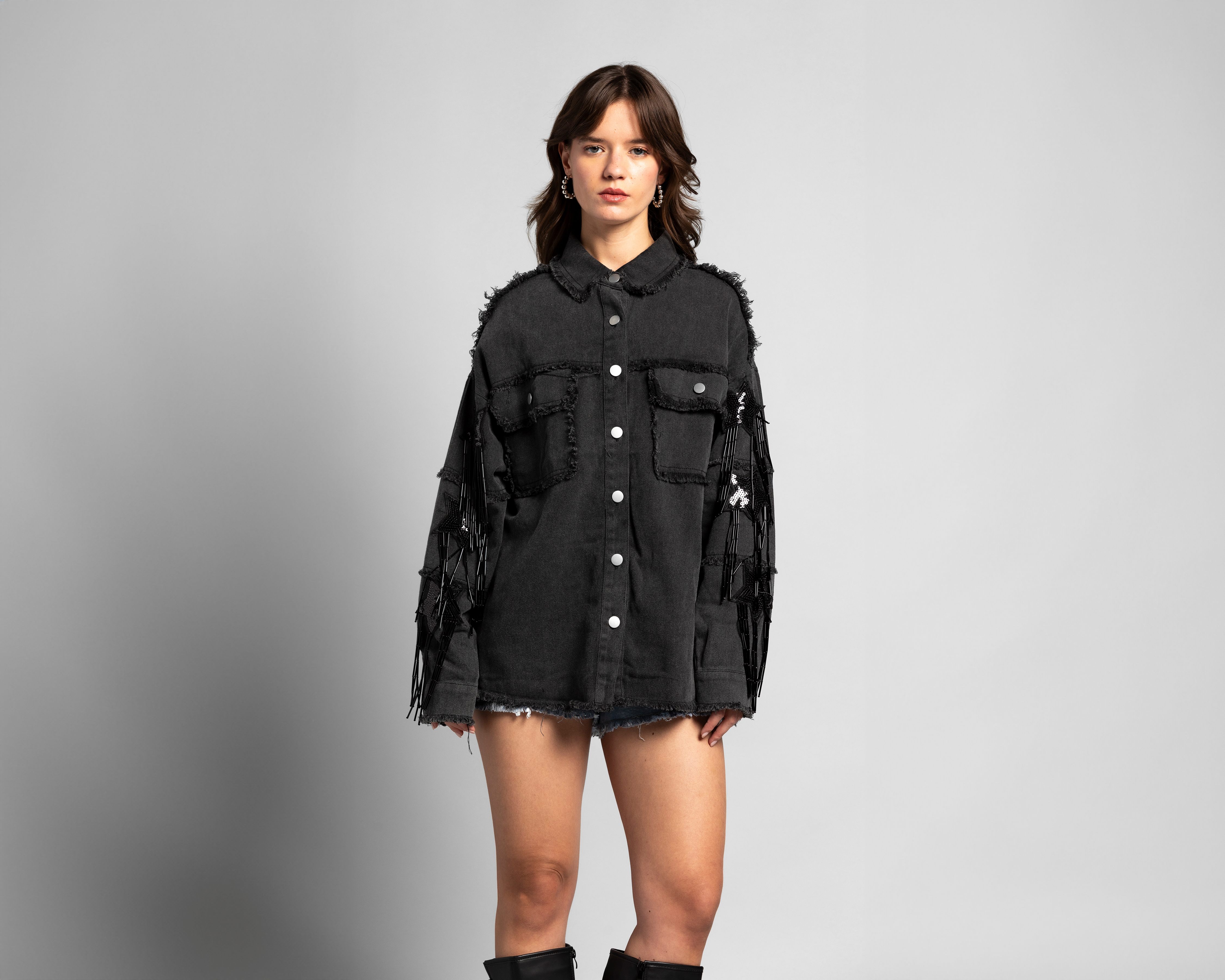 Foto 2 | Foto 2 | Chamarra Negra Strona para Mujer