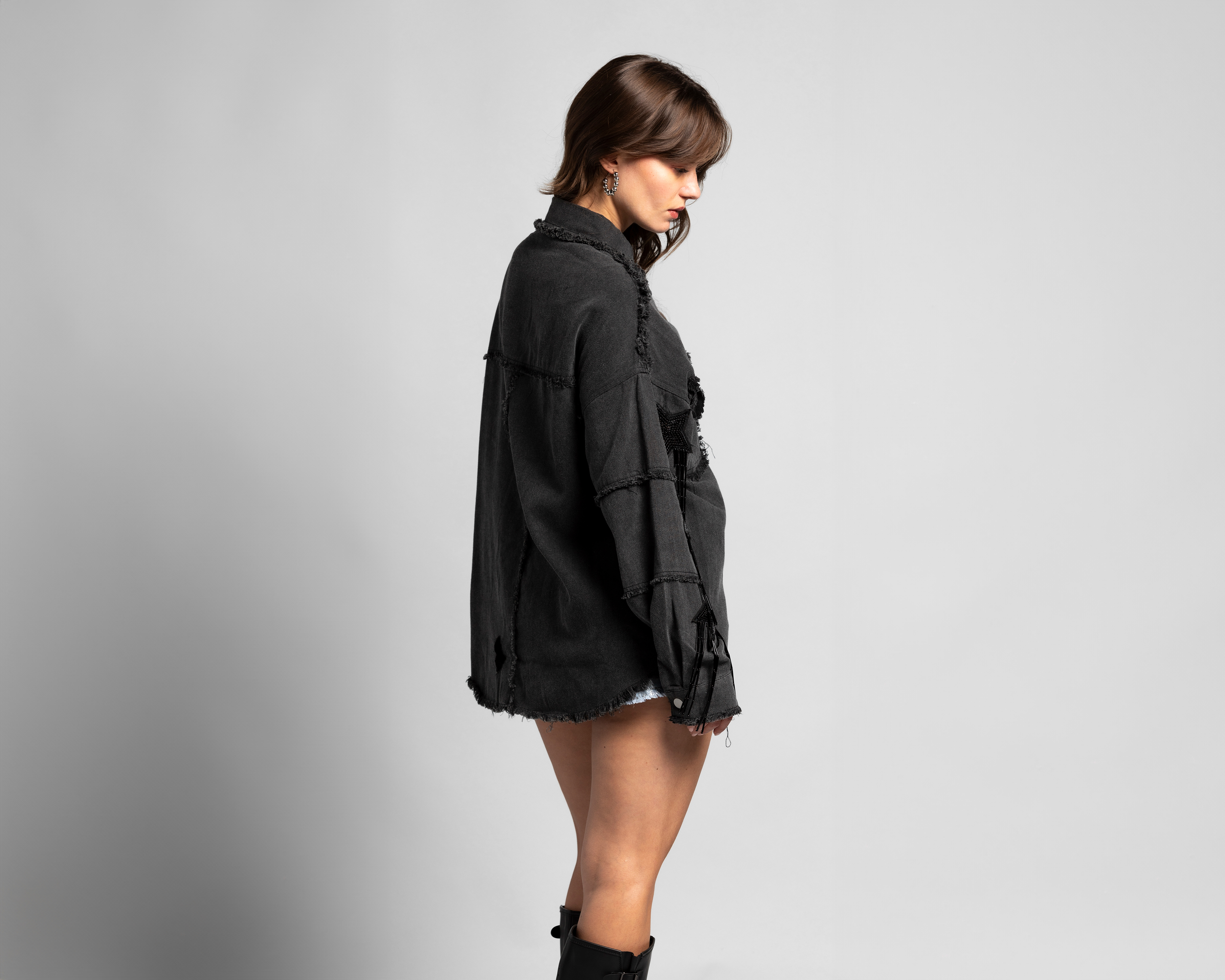 Foto 3 | Foto 3 | Chamarra Negra Strona para Mujer