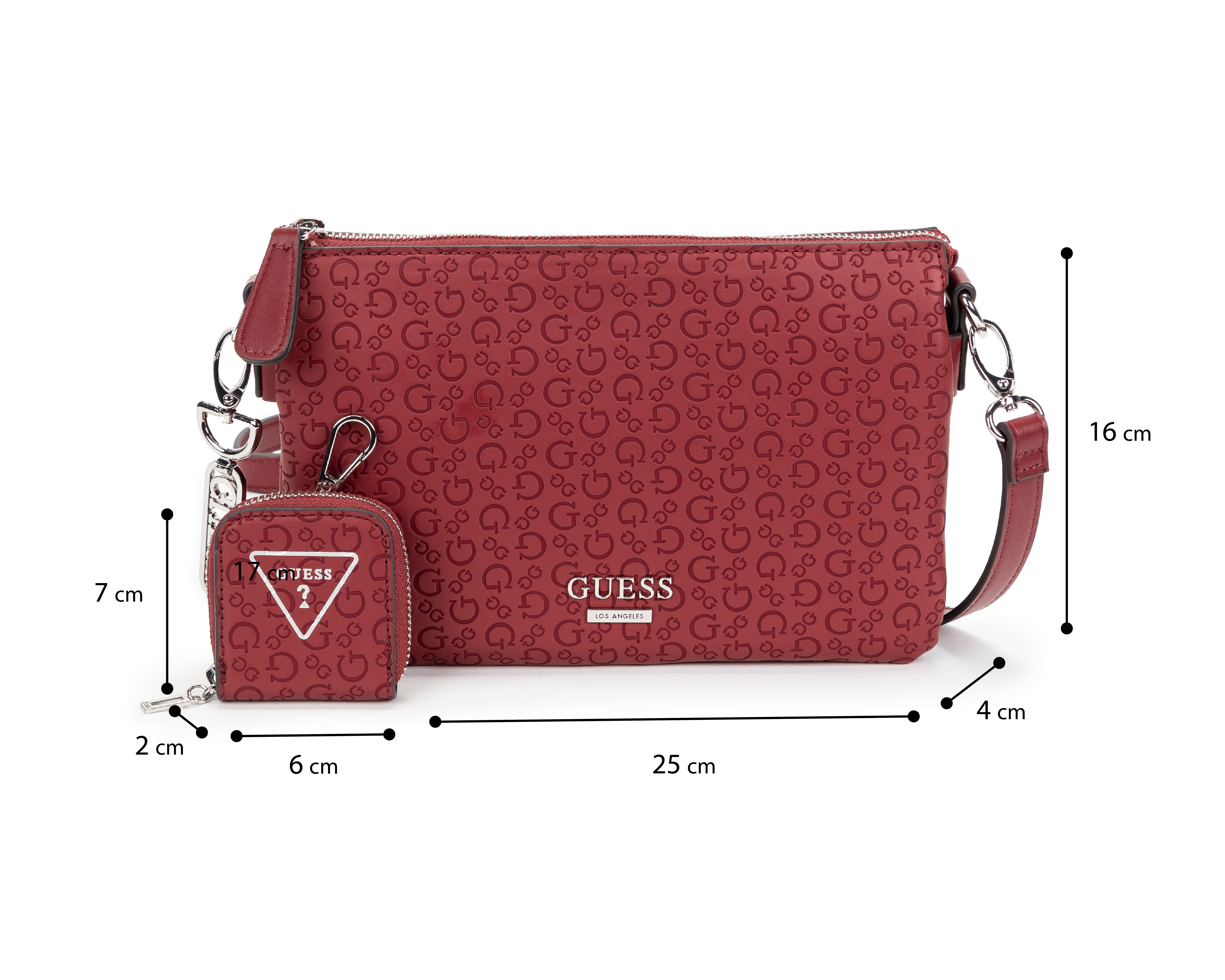 Foto 6 pulgar | Foto 5 | Bolsa Cruzada Guess Jozlyn con Monedero