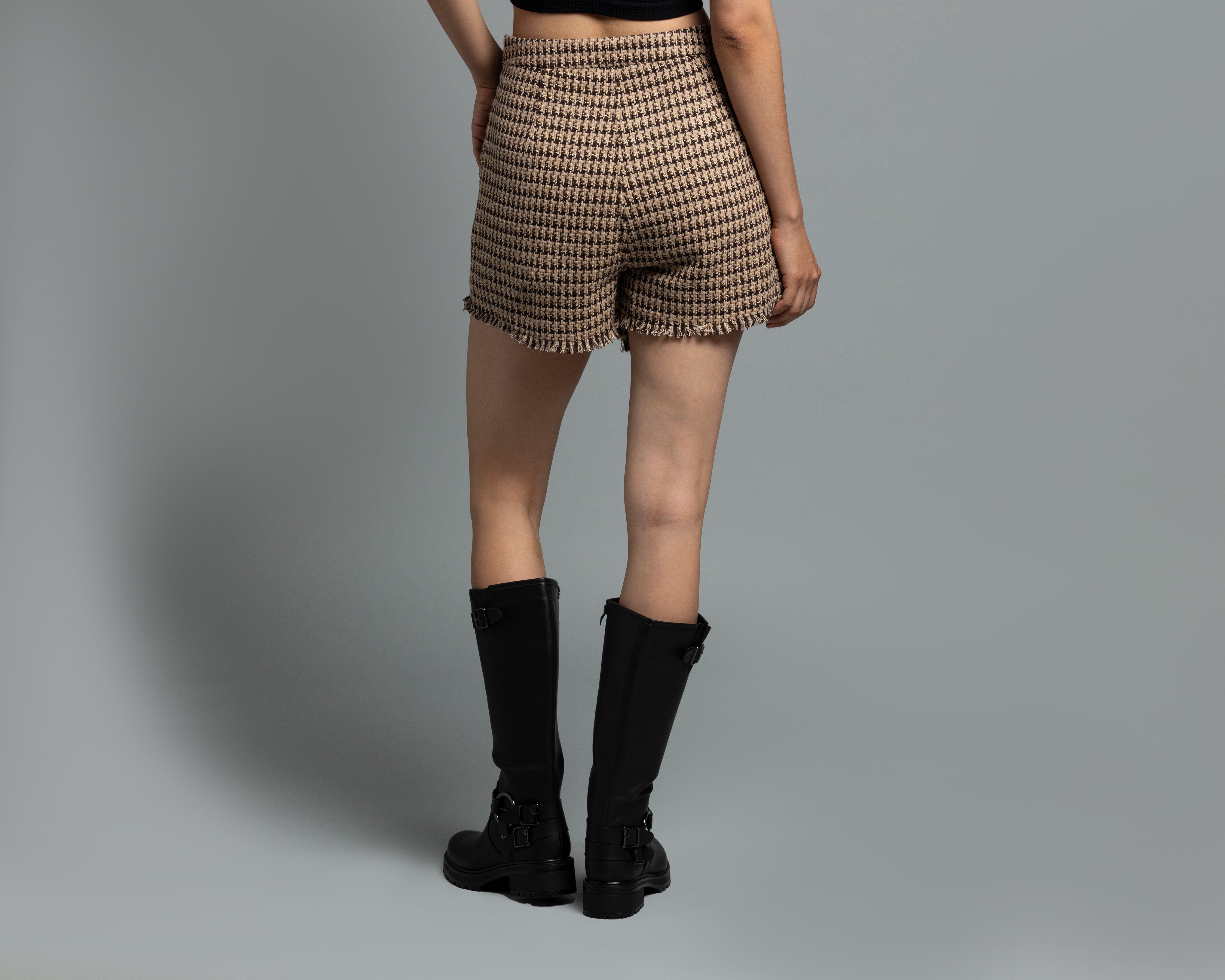 Foto 3 | Foto 3 | Falda Corta Strona a Cuadros para Mujer