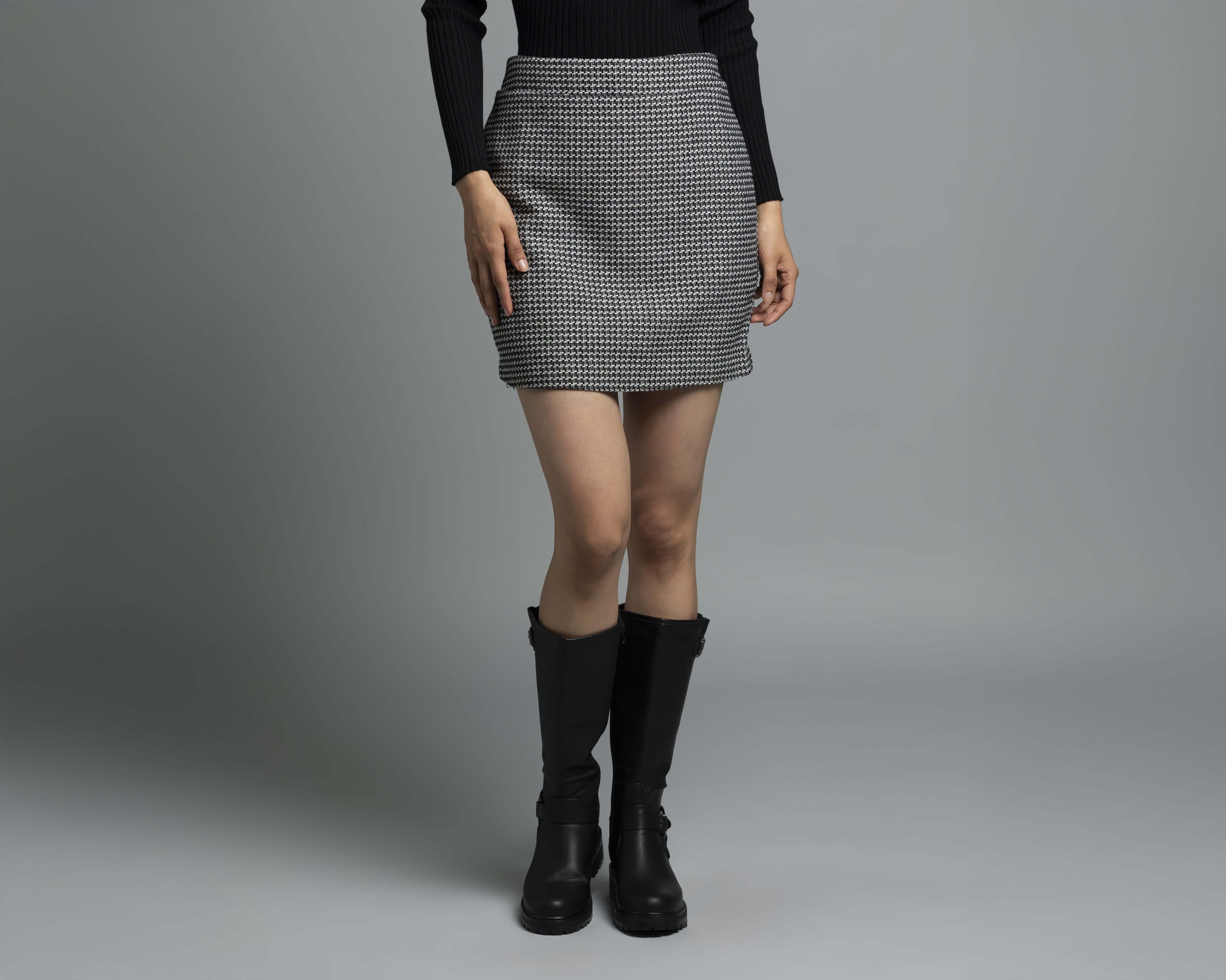 Foto 3 pulgar | Foto 2 | Falda Corta Strona de Algodón para Mujer